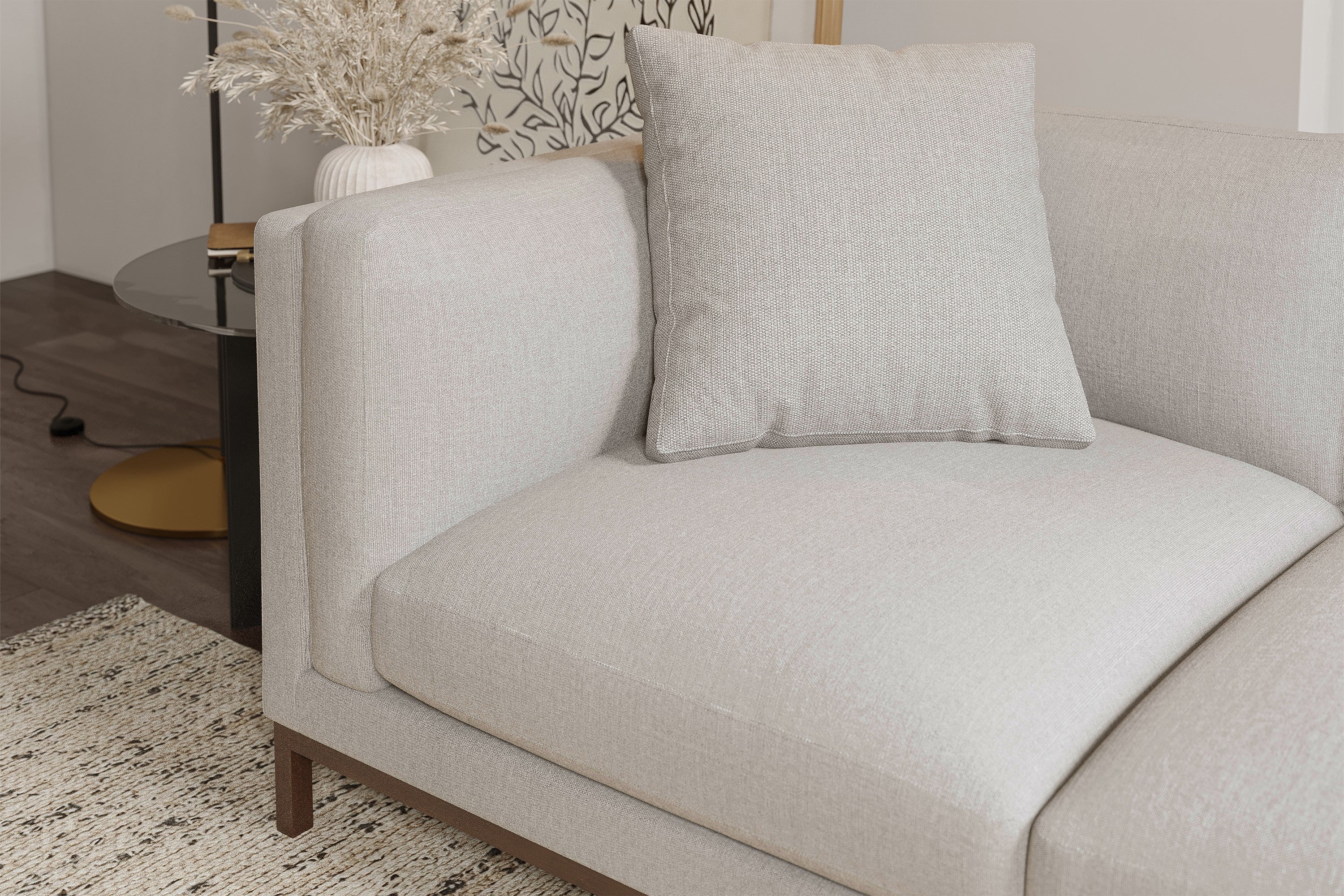 Bergen Fabric Sectional Lounge - Image 21