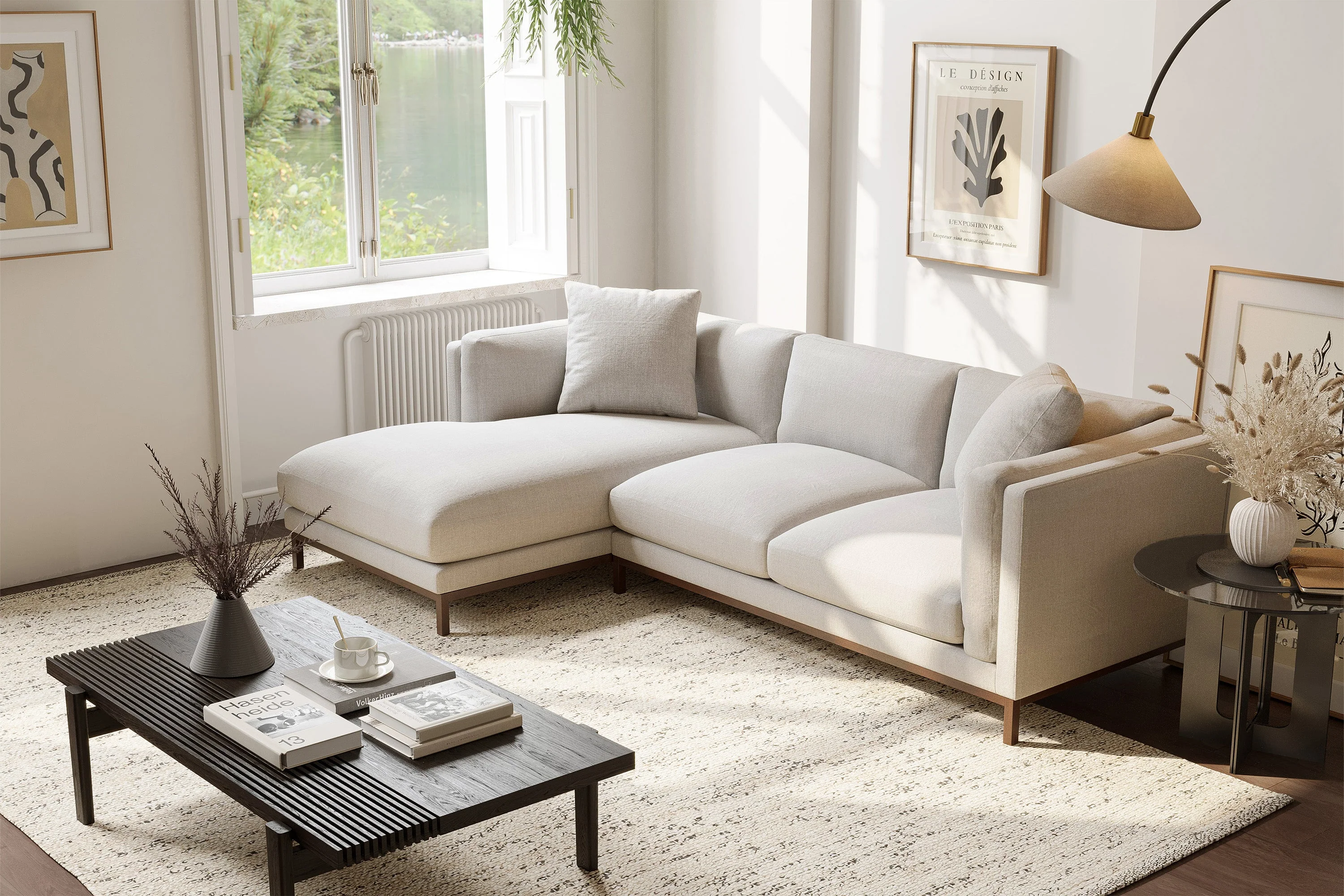 Bergen Fabric Sectional Lounge - Image 4