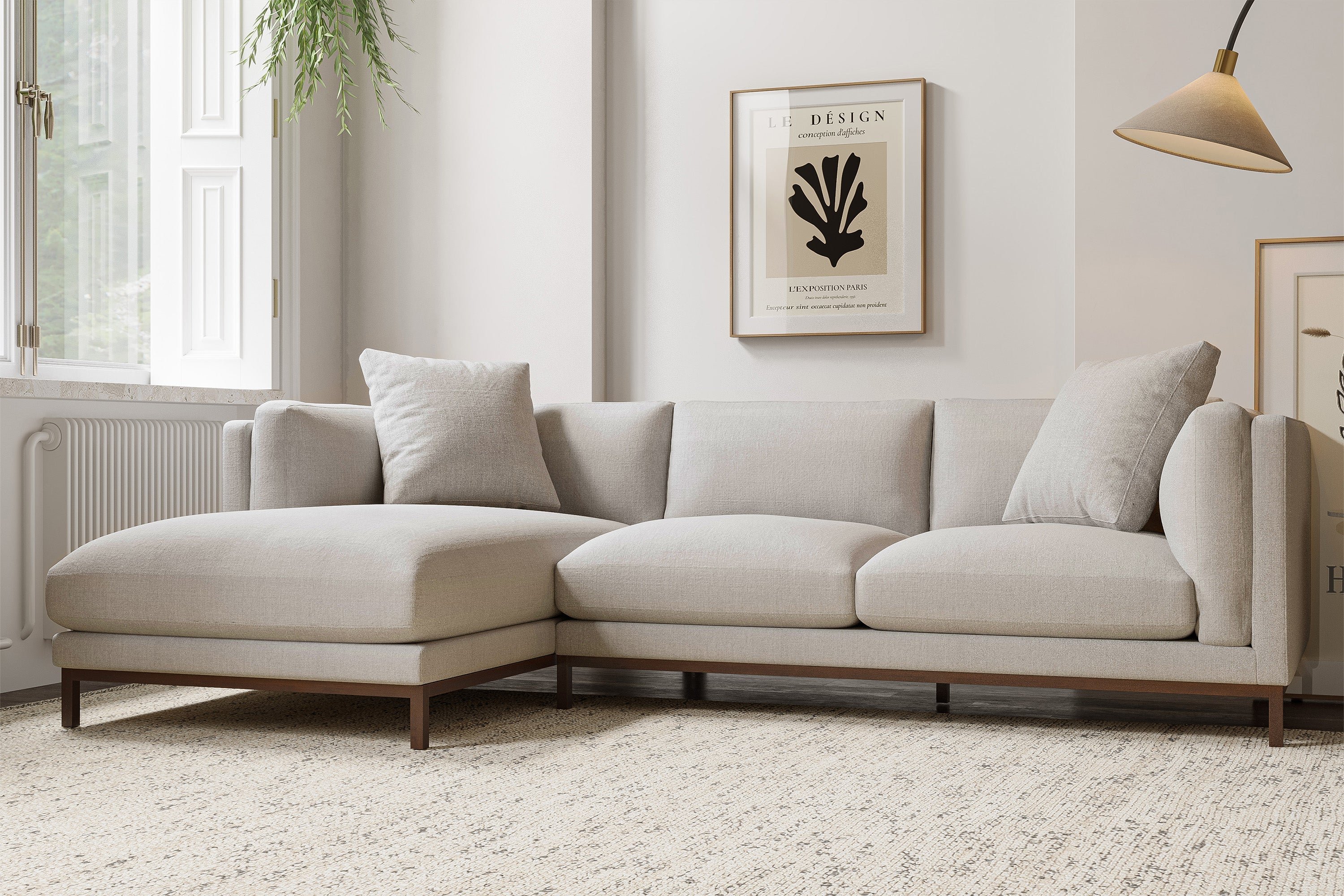 Bergen Fabric Sectional Lounge - Image 5