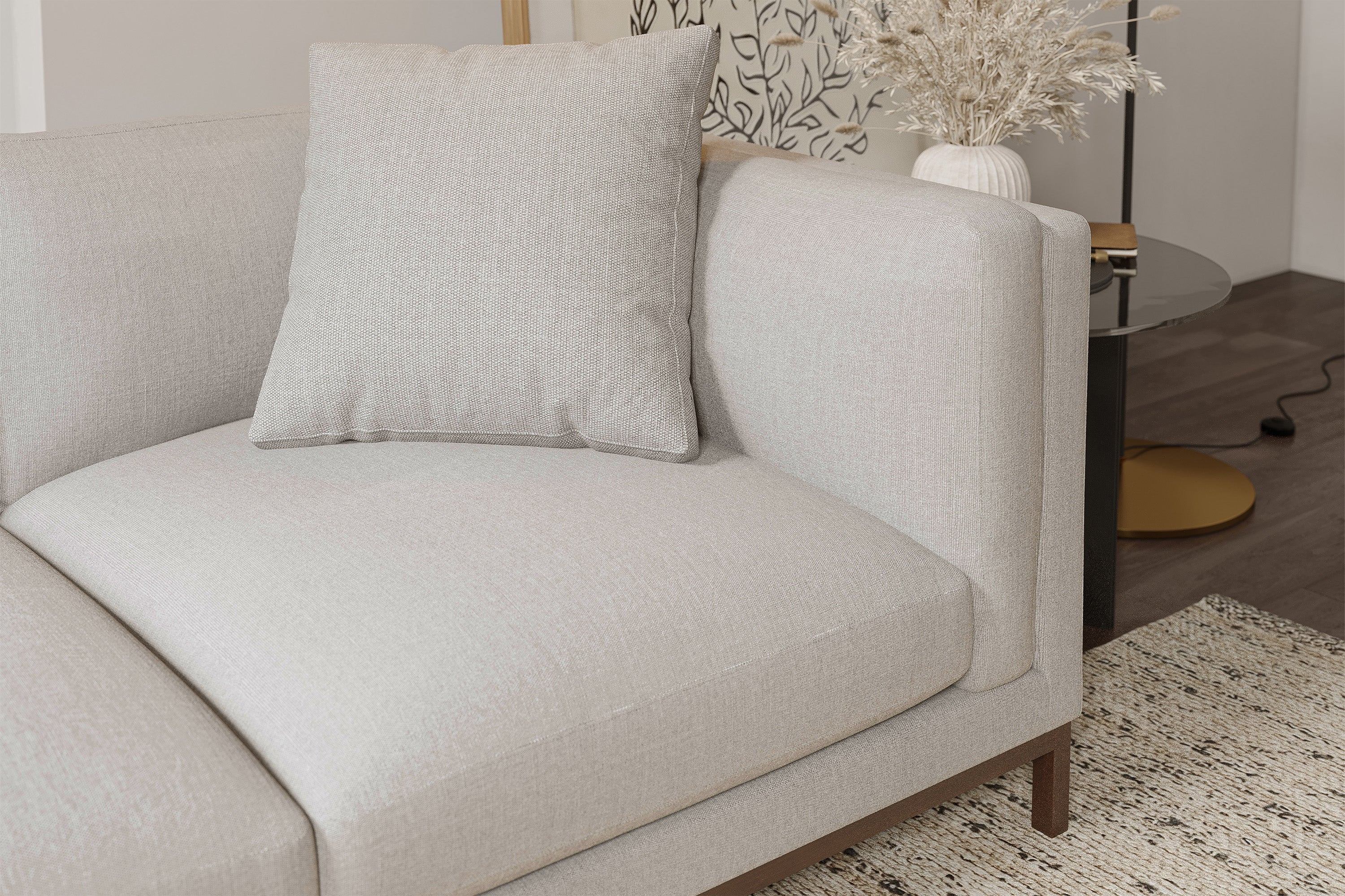 Bergen Fabric Sectional Lounge - Image 9