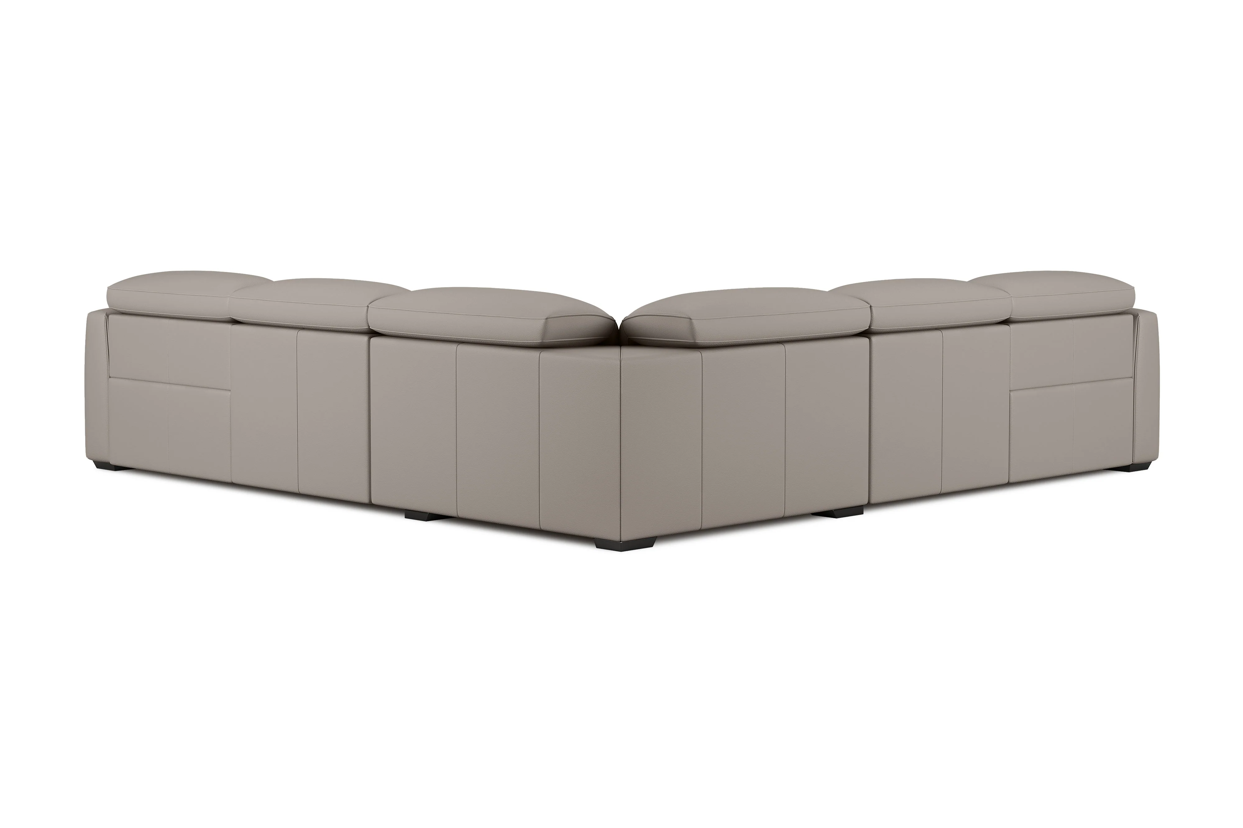 Carmen Leather Dual Recliner Corner Sectional - Image 32