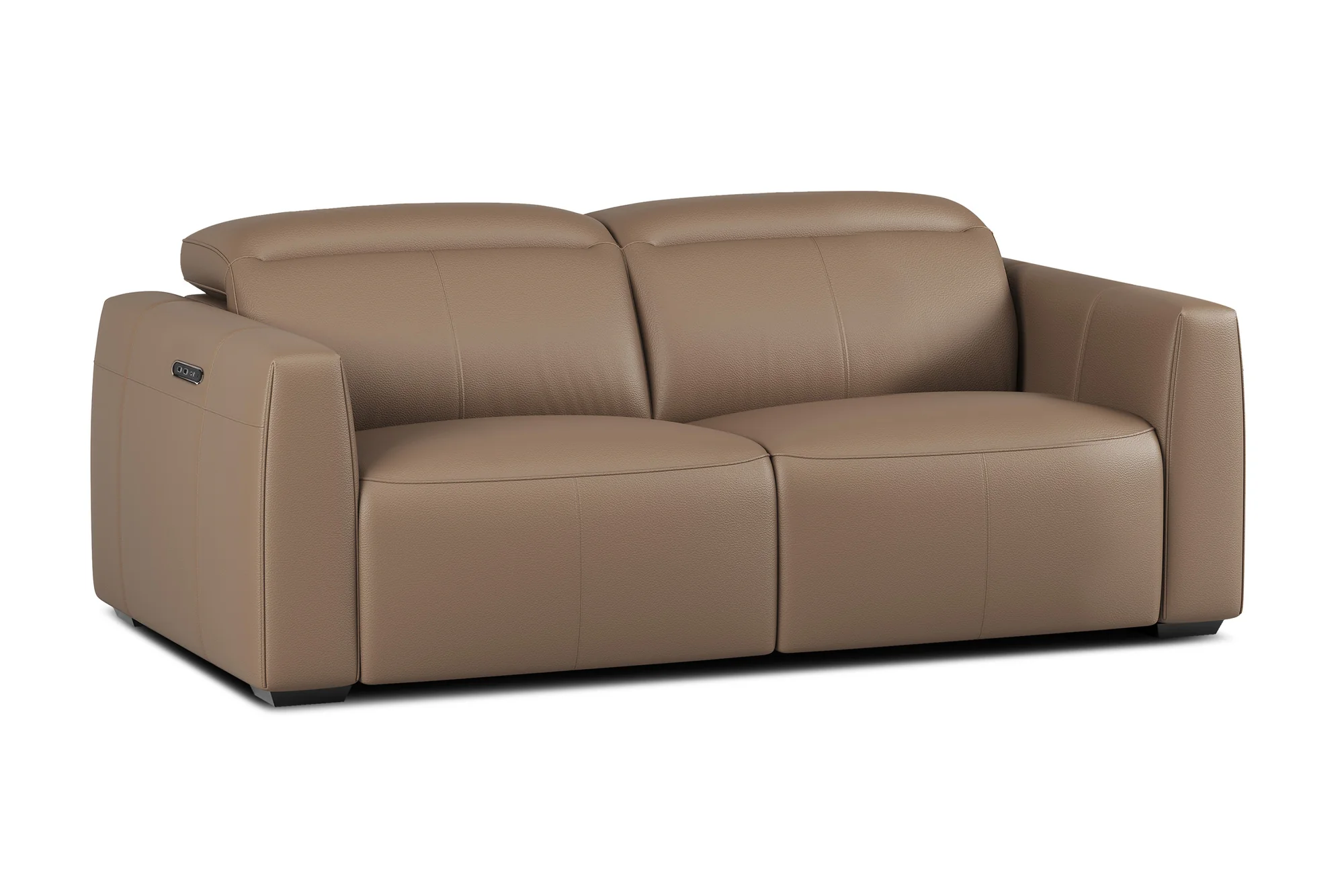 Carmen Leather Dual Recliner Lounge - Image 11