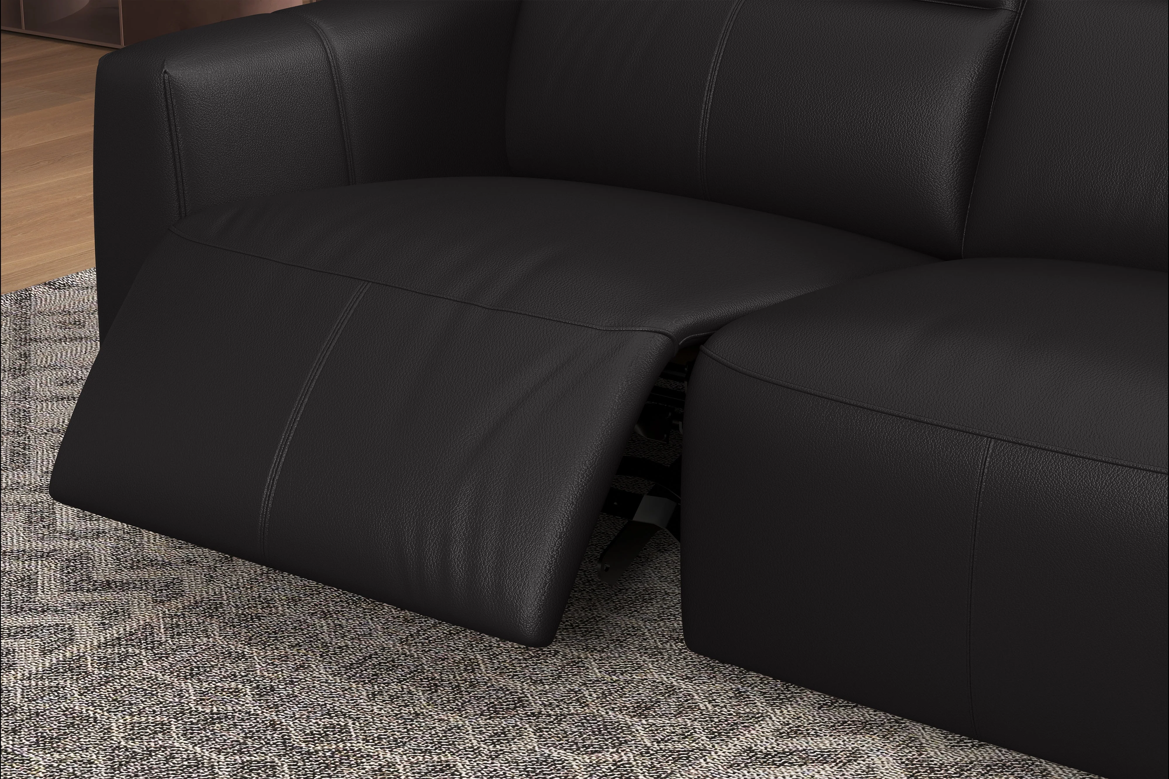 Carmen Leather Dual Recliner Lounge - Image 26