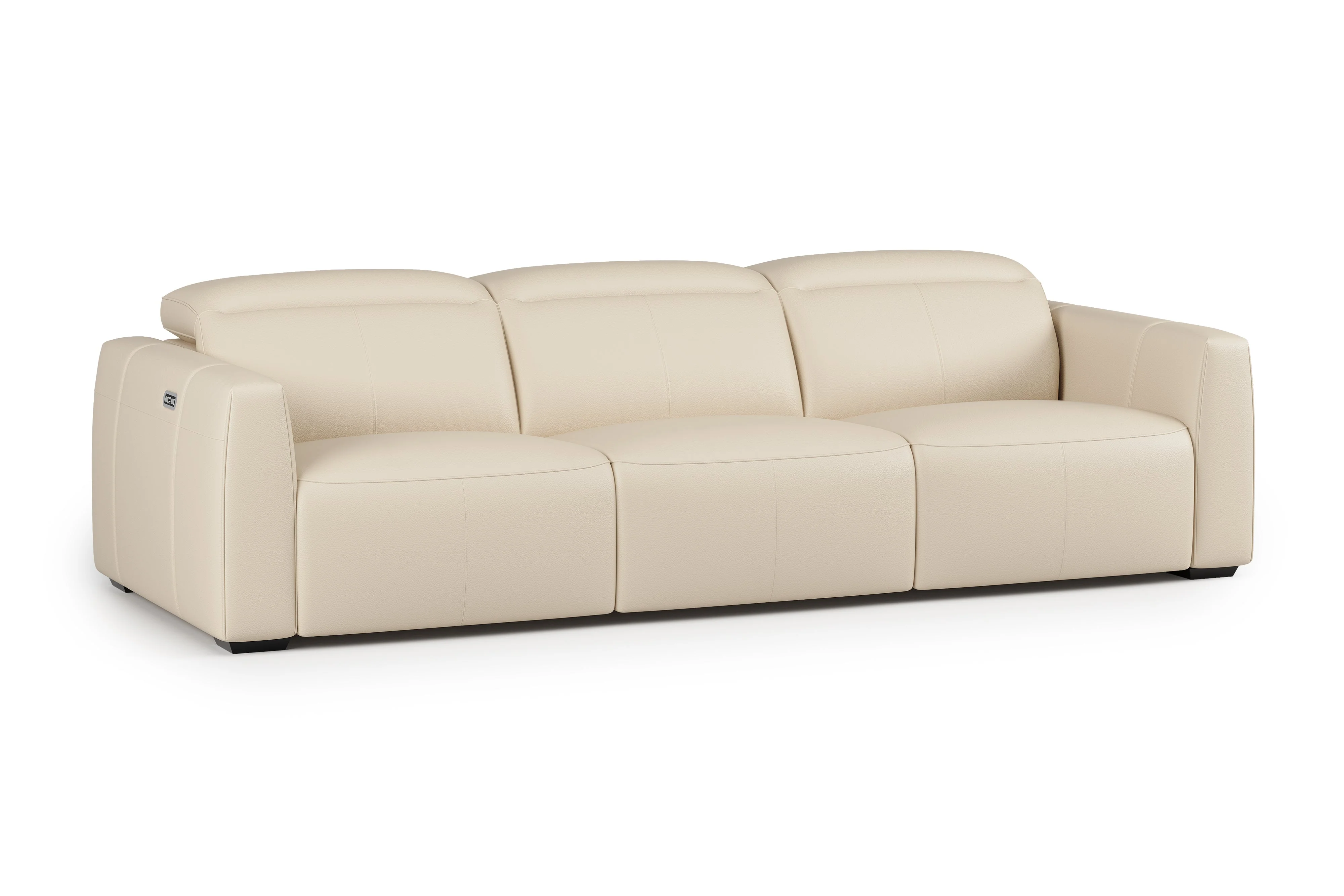 Carmen Leather Dual Recliner Lounge - Image 39