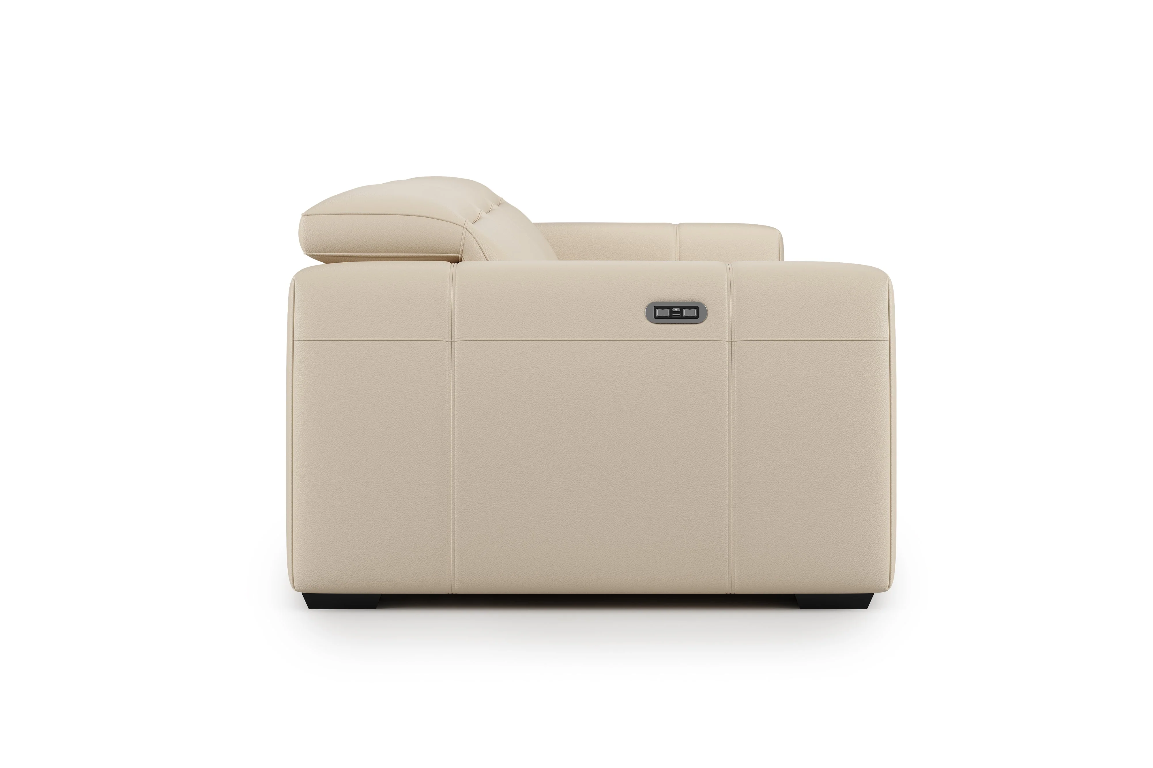 Carmen Leather Dual Recliner Lounge - Image 47