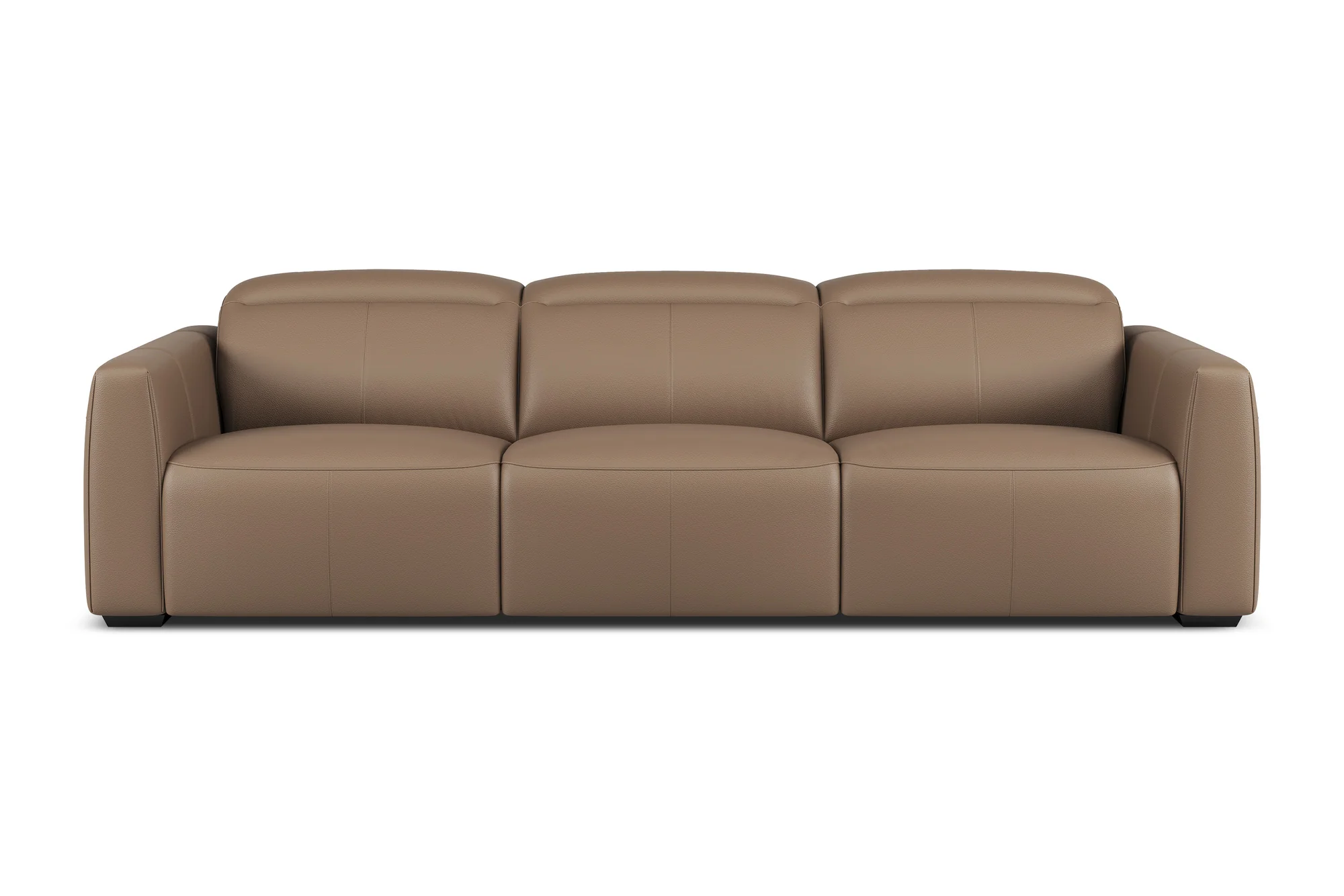 Carmen Leather Dual Recliner Lounge - Image 8