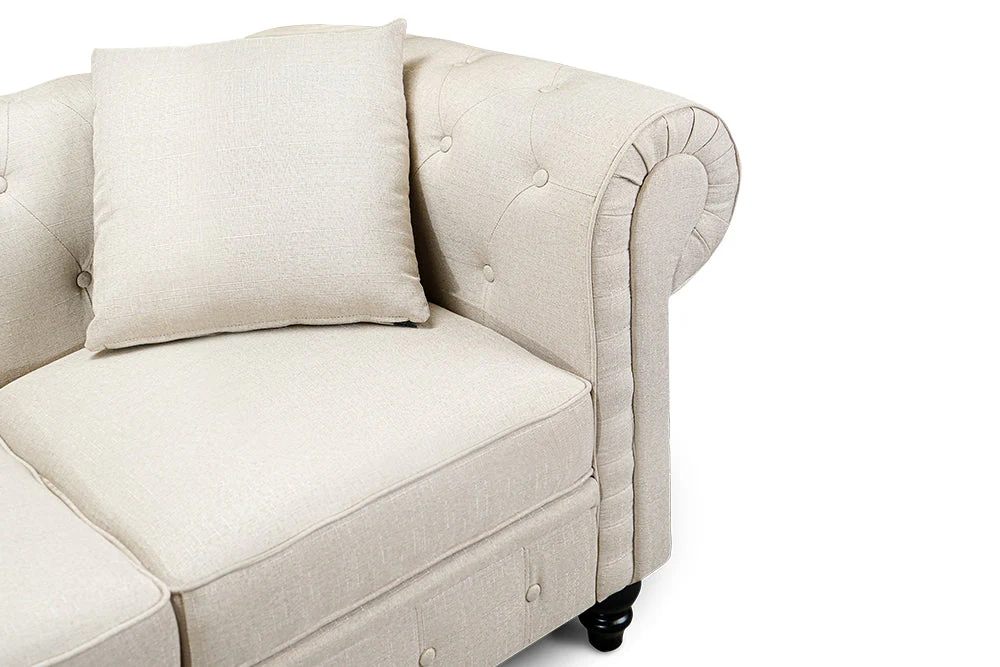 Cerna Fabric Chesterfield Lounge - Image 10