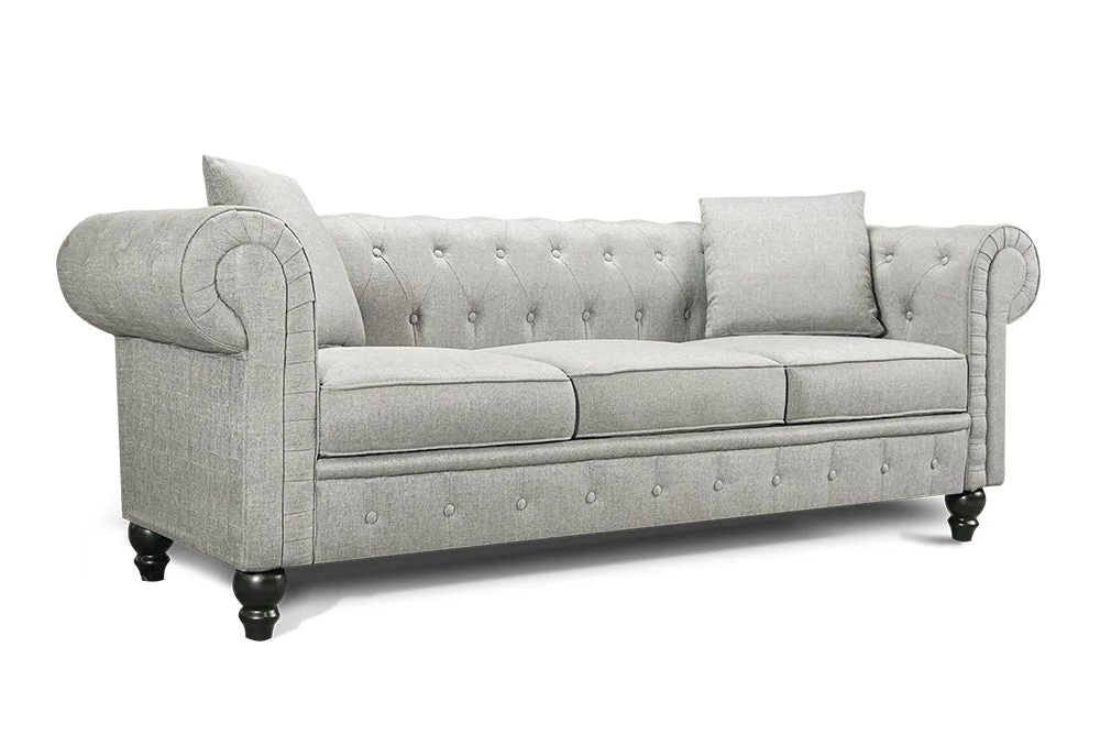 Cerna Fabric Chesterfield Lounge - Image 4