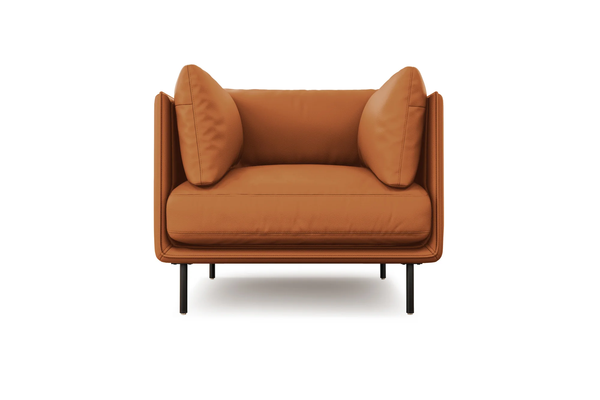 Chloe Leather Accent Chair - Image 9