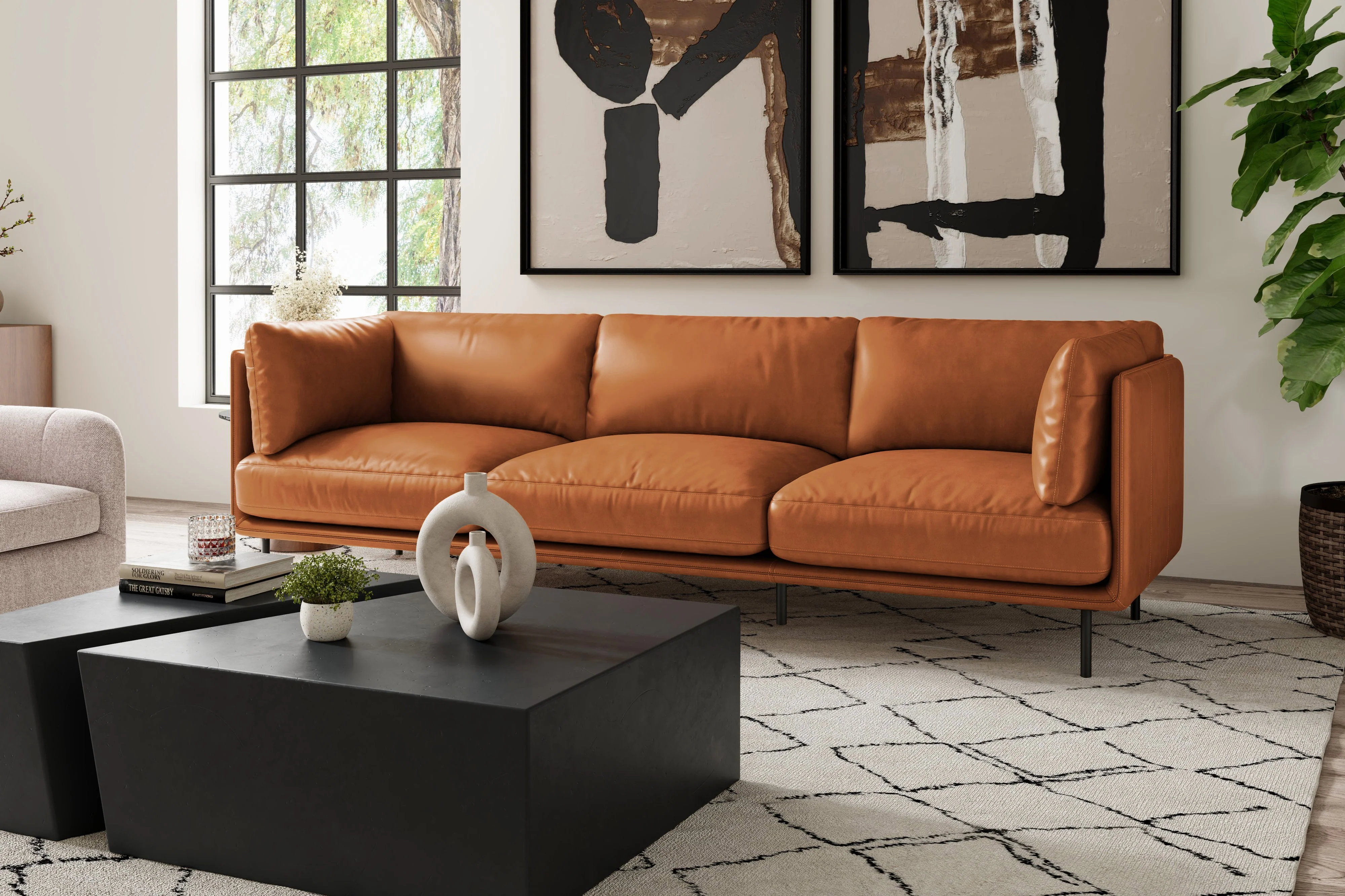 Chloe Leather Lounge - Image 2