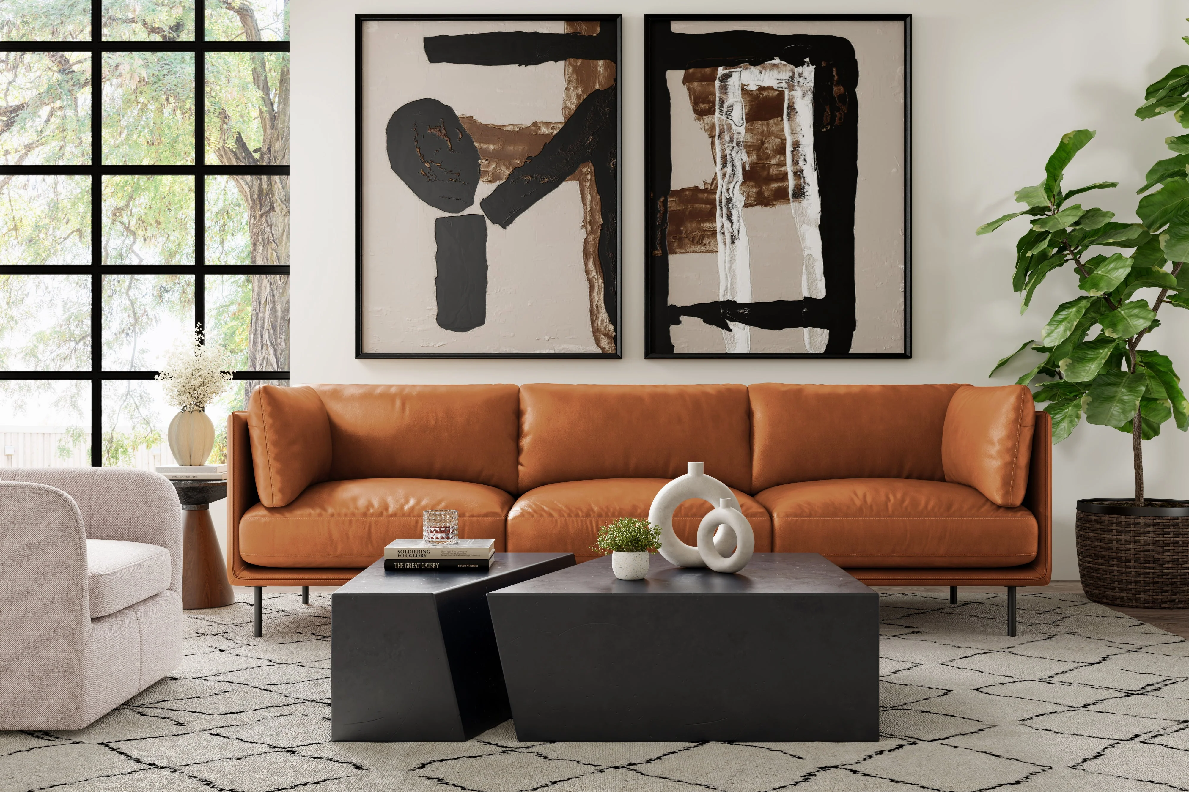 Chloe Leather Lounge - Image 4