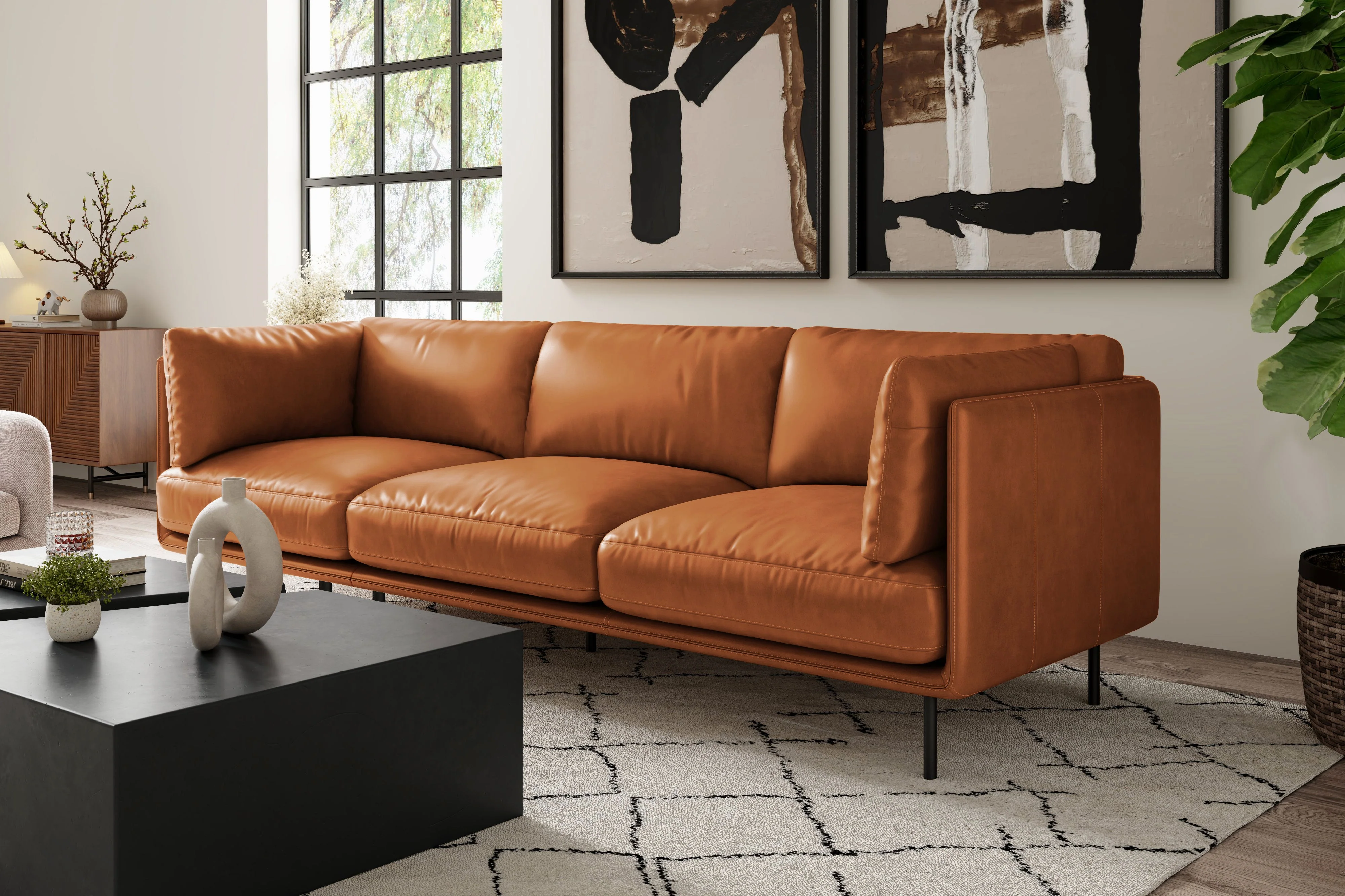 Chloe Leather Lounge - Image 5