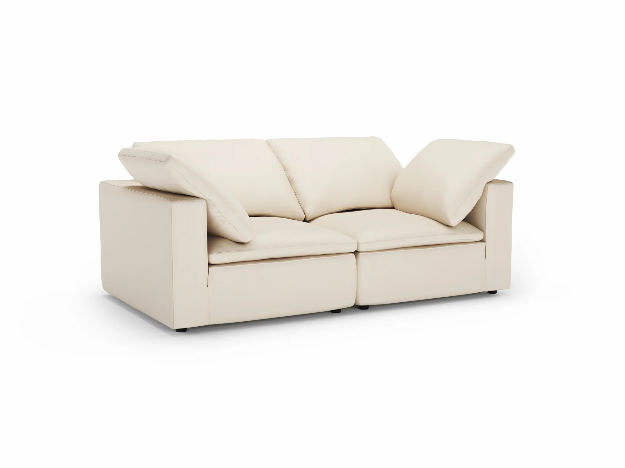 Claire Leather Modular Lounge