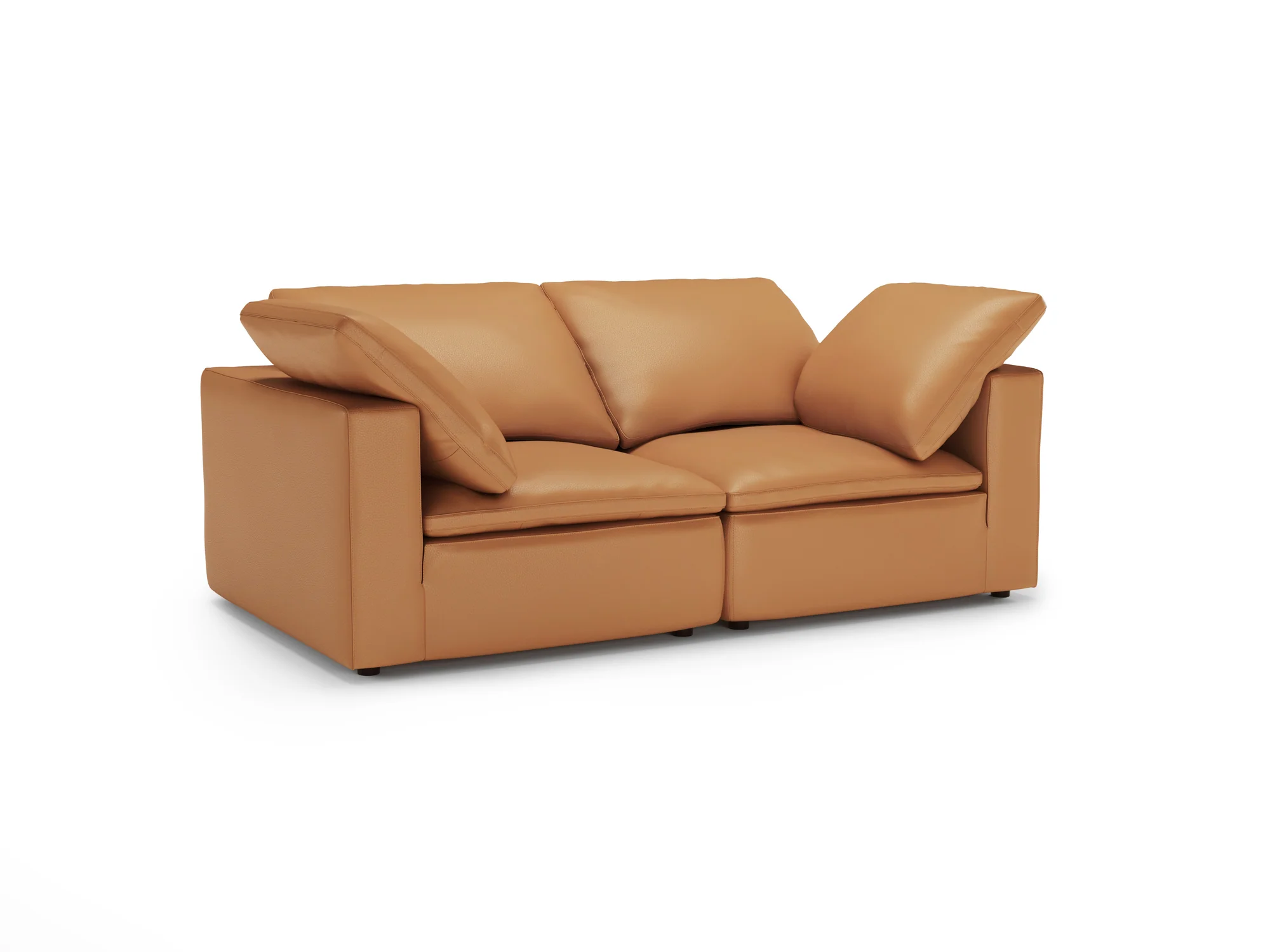 Claire Leather Modular Lounge - Image 121