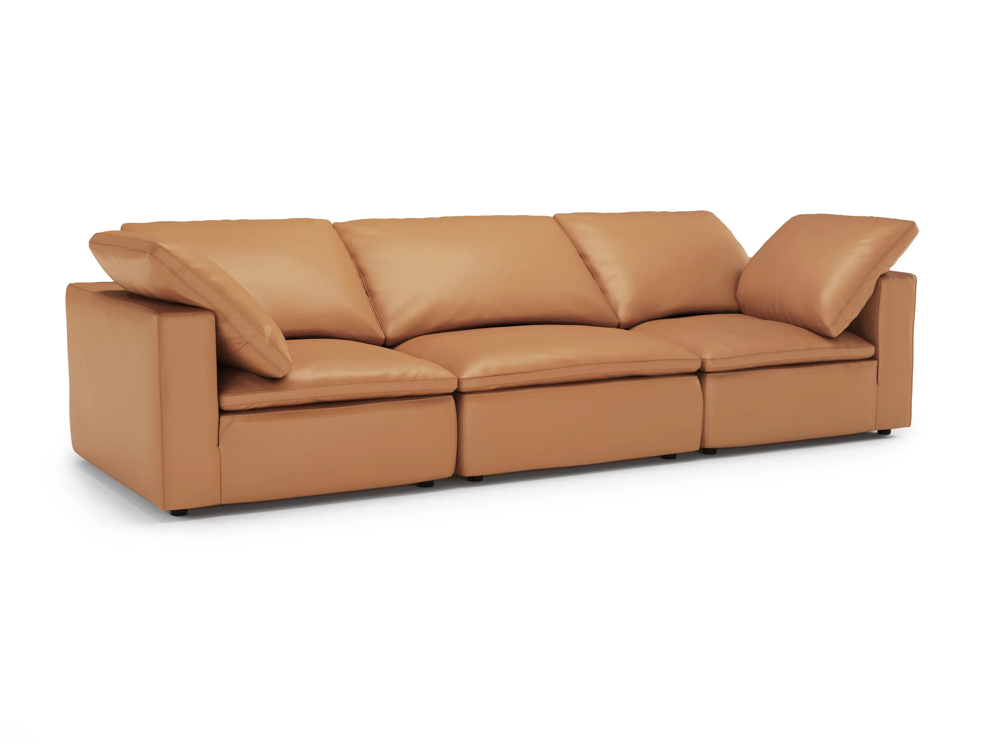Claire Leather Modular Lounge - Image 130