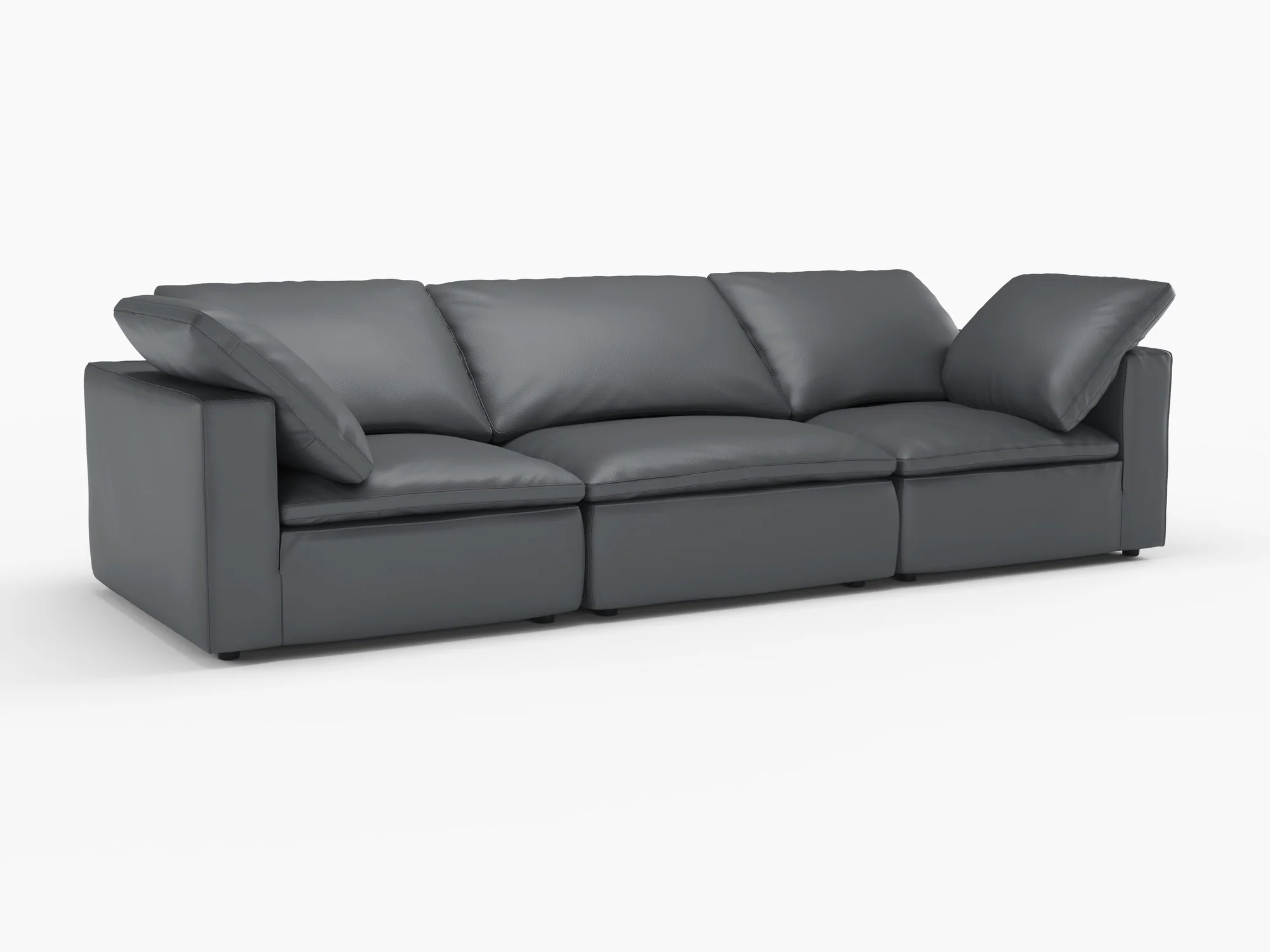 Claire Leather Modular Lounge - Image 71