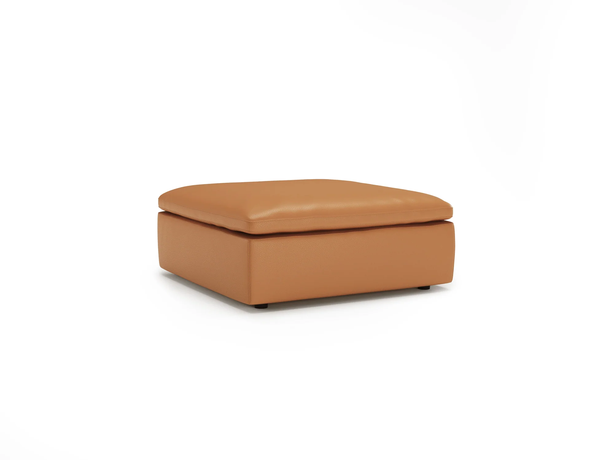 Claire Leather Ottoman - Image 21
