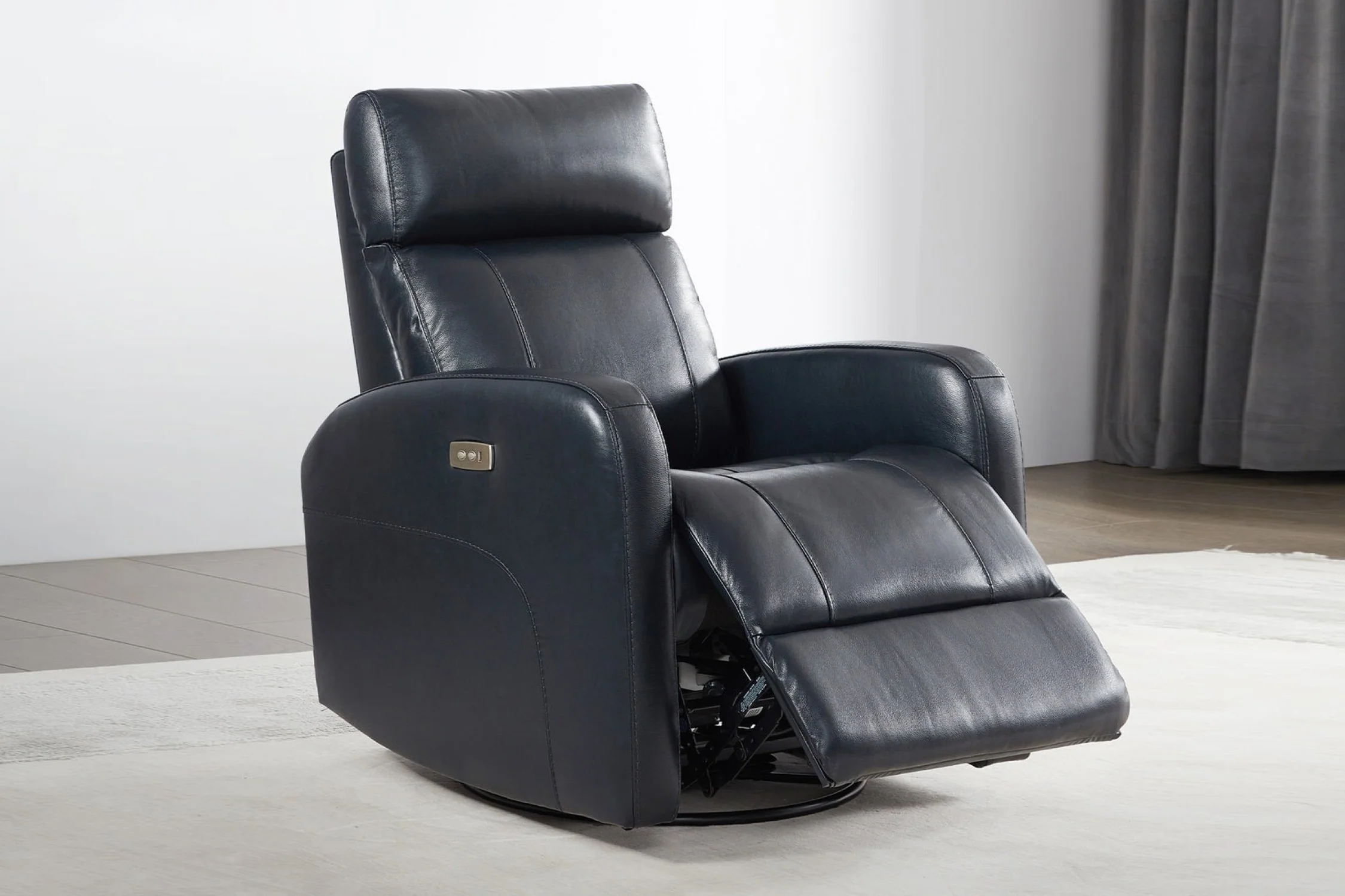 Dayna Leather Swivel Recliner Chair - Image 22