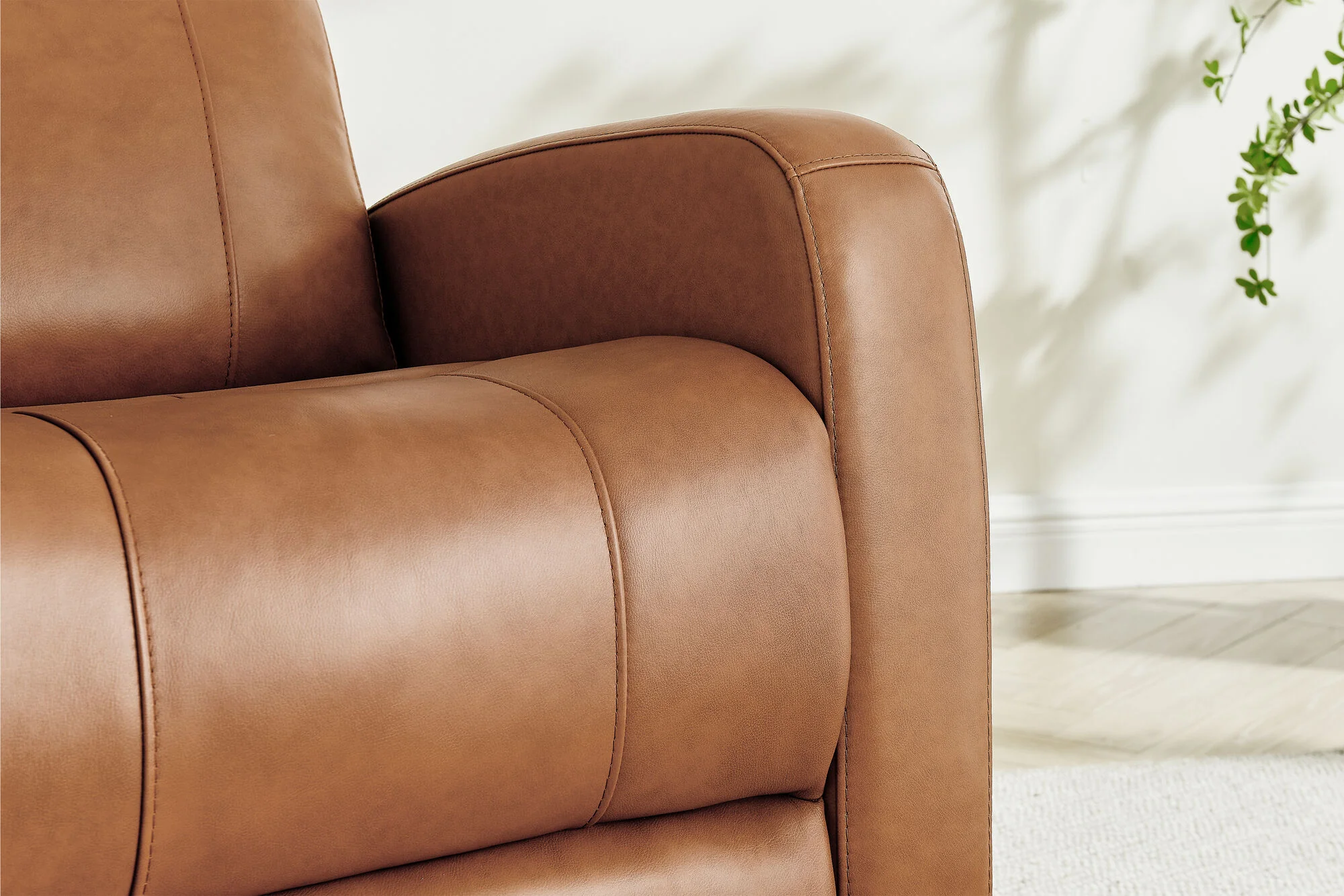 Dayna Leather Swivel Recliner Chair - Image 7