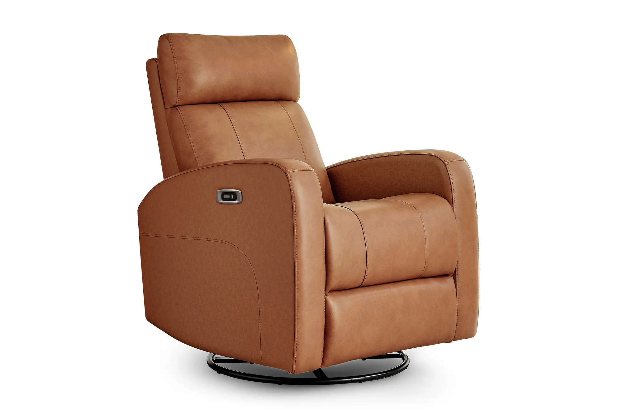 Dayna Leather Swivel Recliner Chair - Image 8