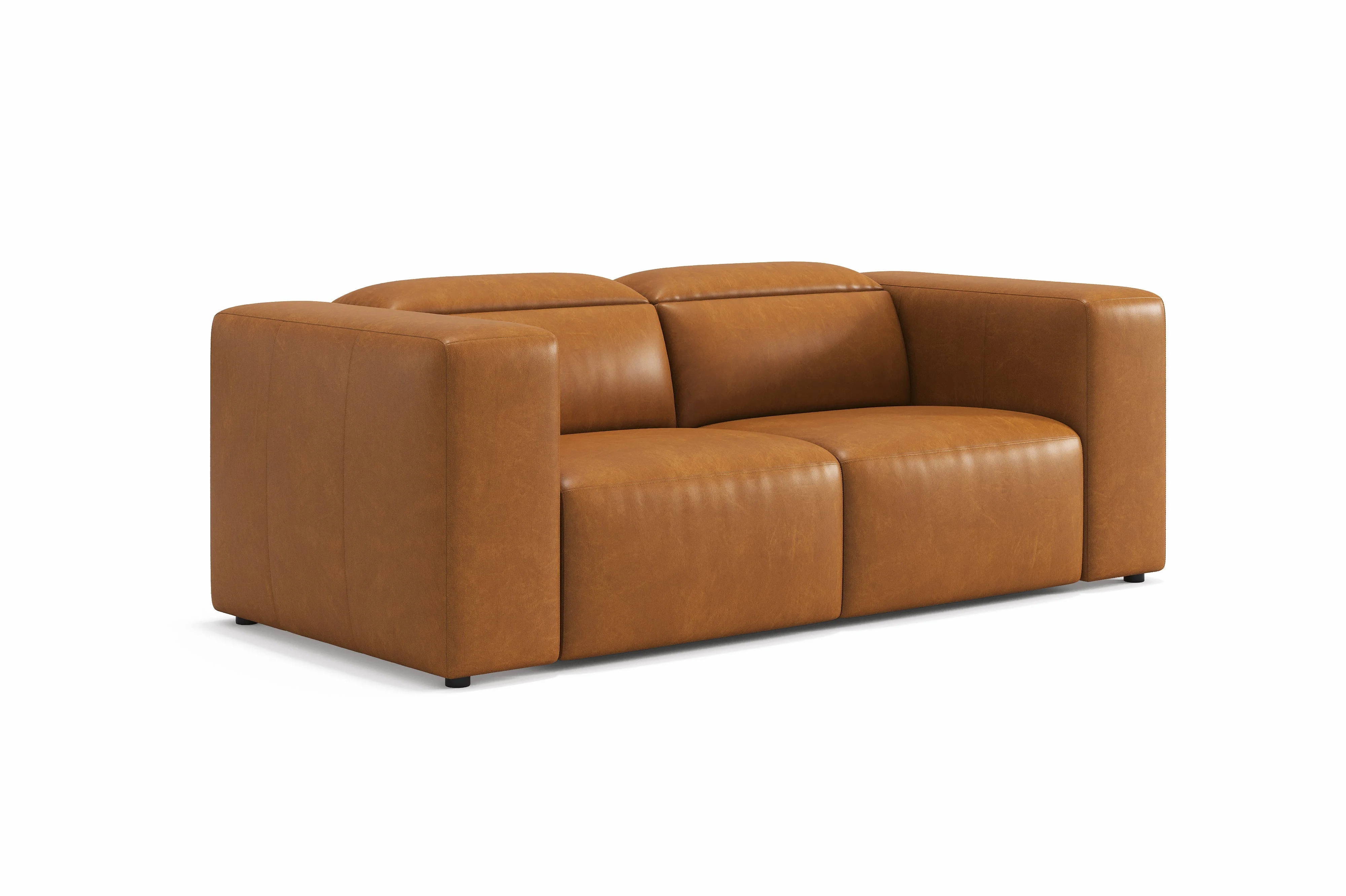 Eden Leather Dual Recliner Lounge