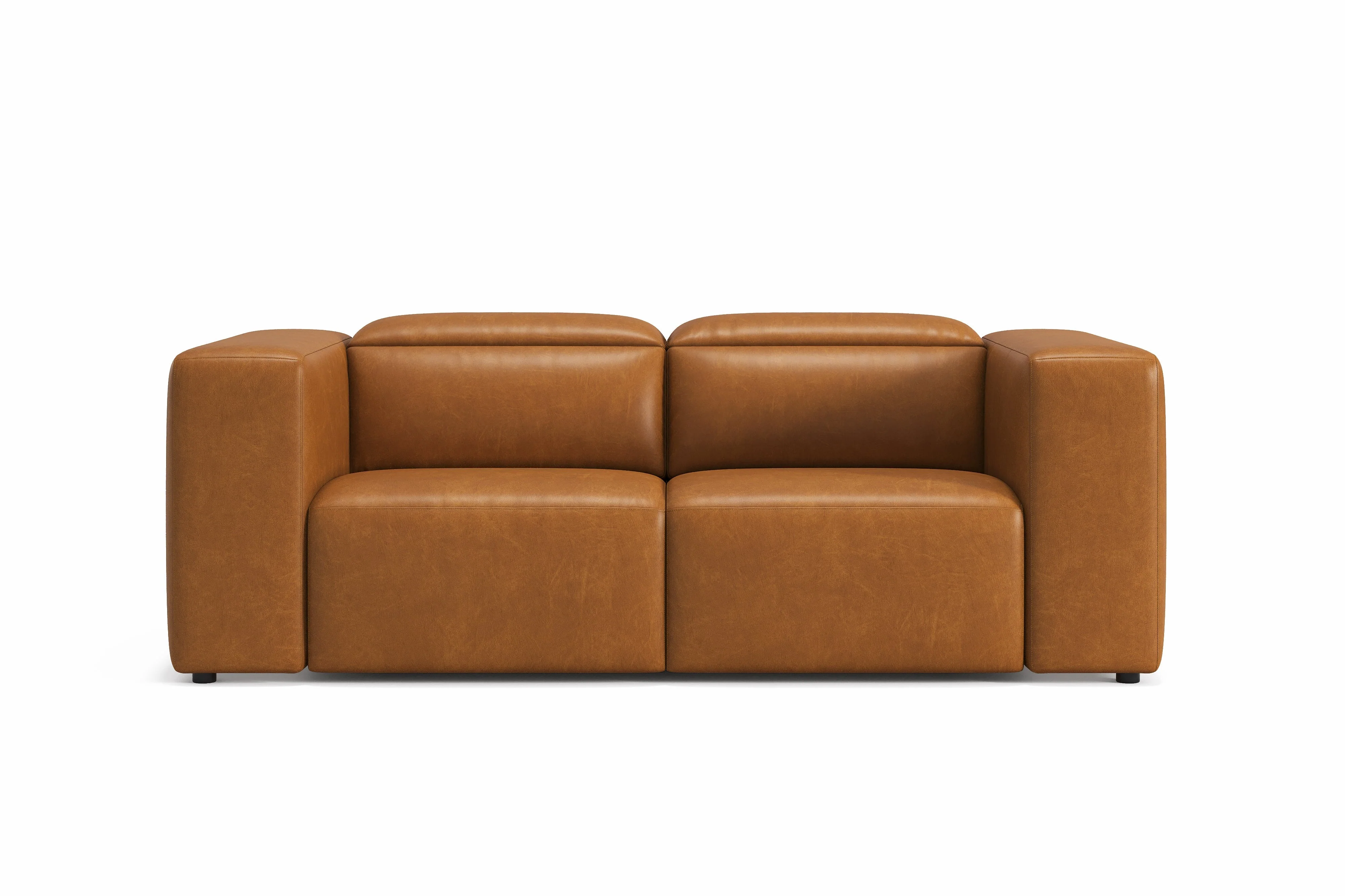 Eden Leather Dual Recliner Lounge - Image 6