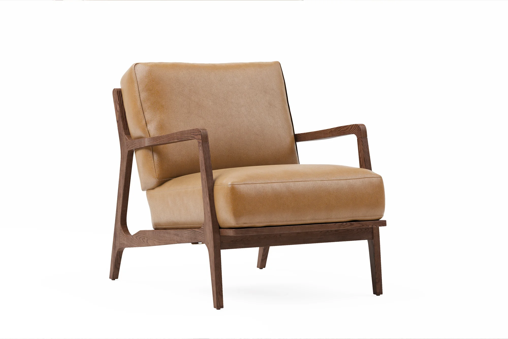 Ella Leather Accent Chair - Image 17