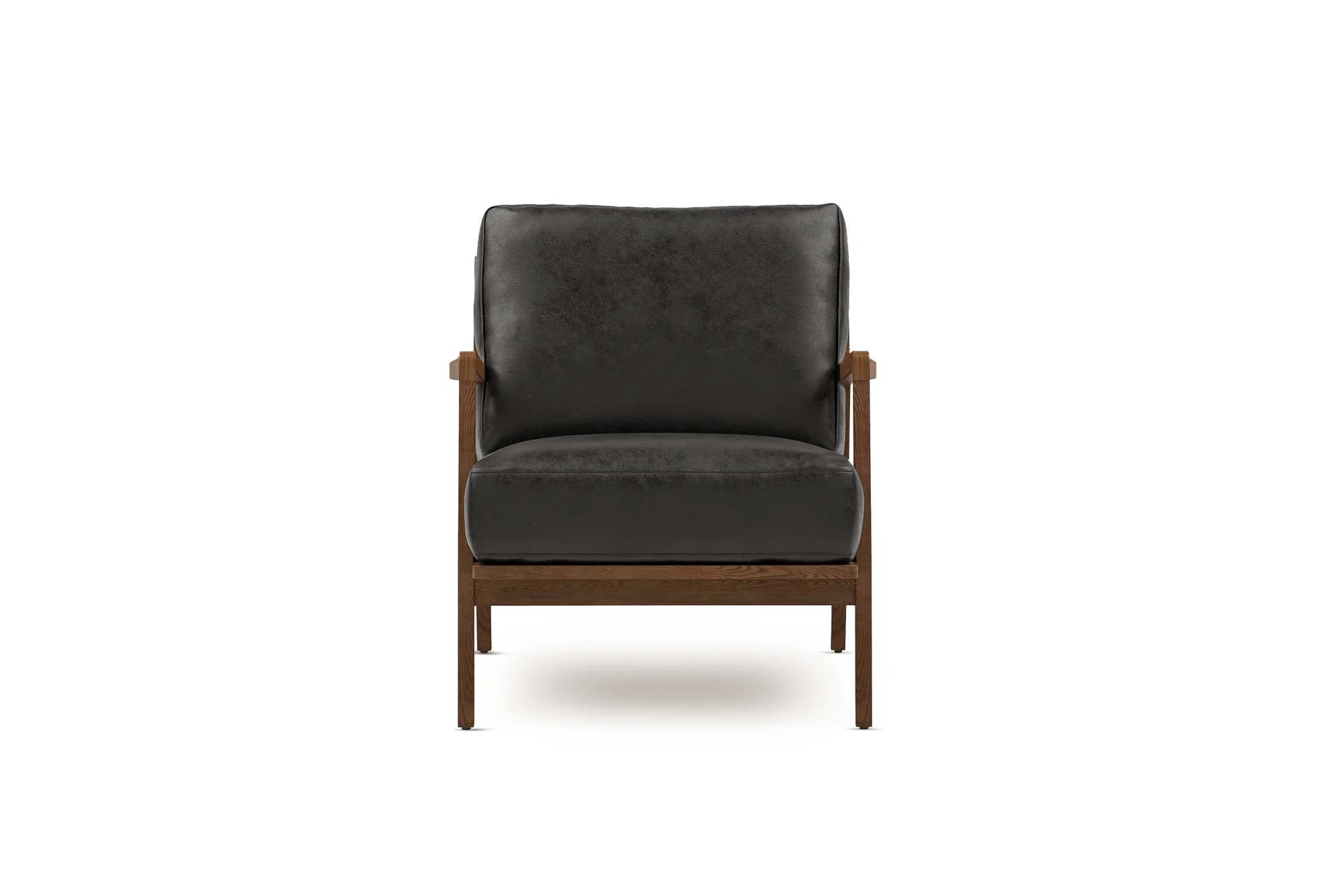 Ella Leather Accent Chair - Image 9