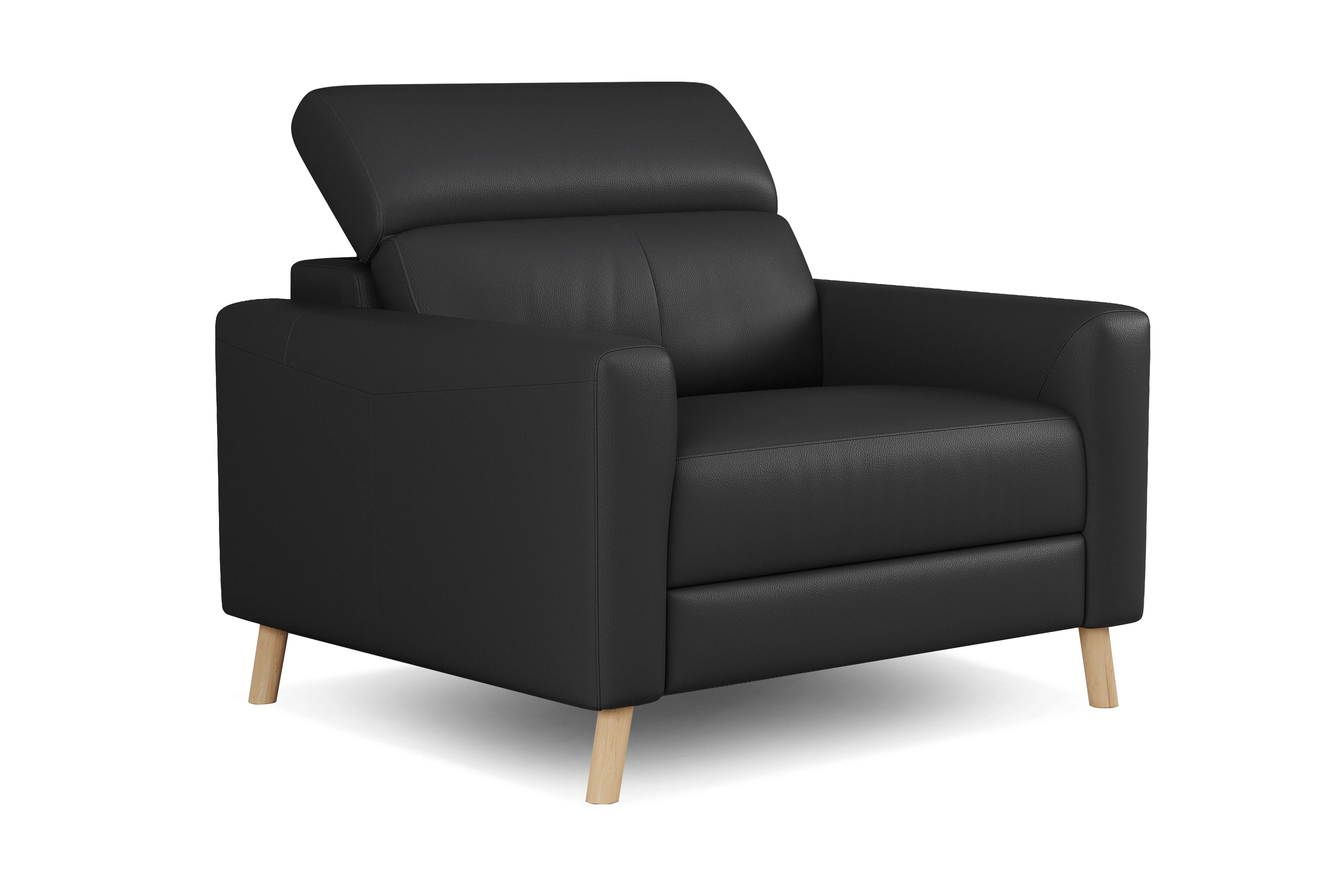 Elodie Leather Accent Chair - Image 11