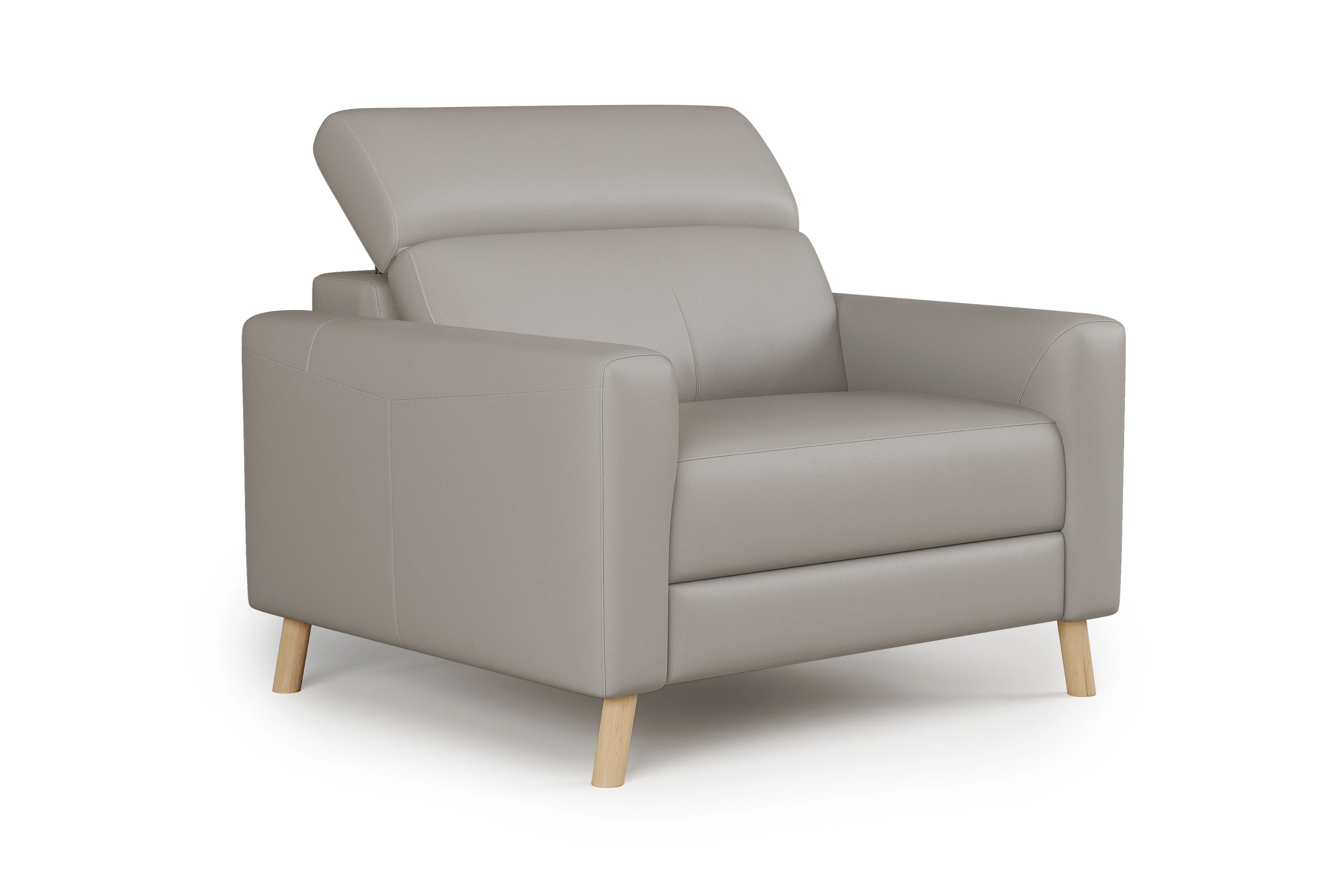 Elodie Leather Accent Chair - Image 21