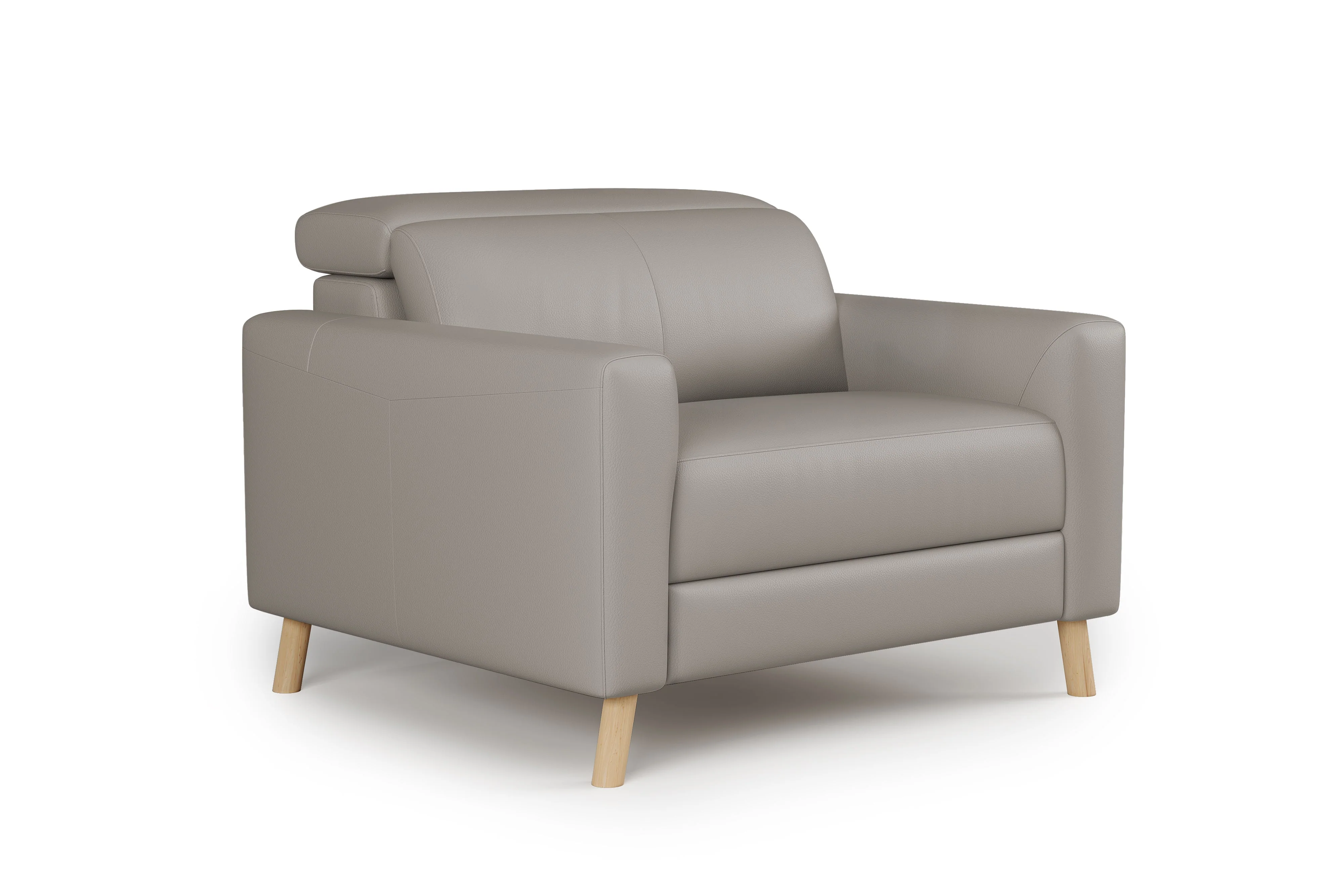 Elodie Leather Accent Chair - Image 26