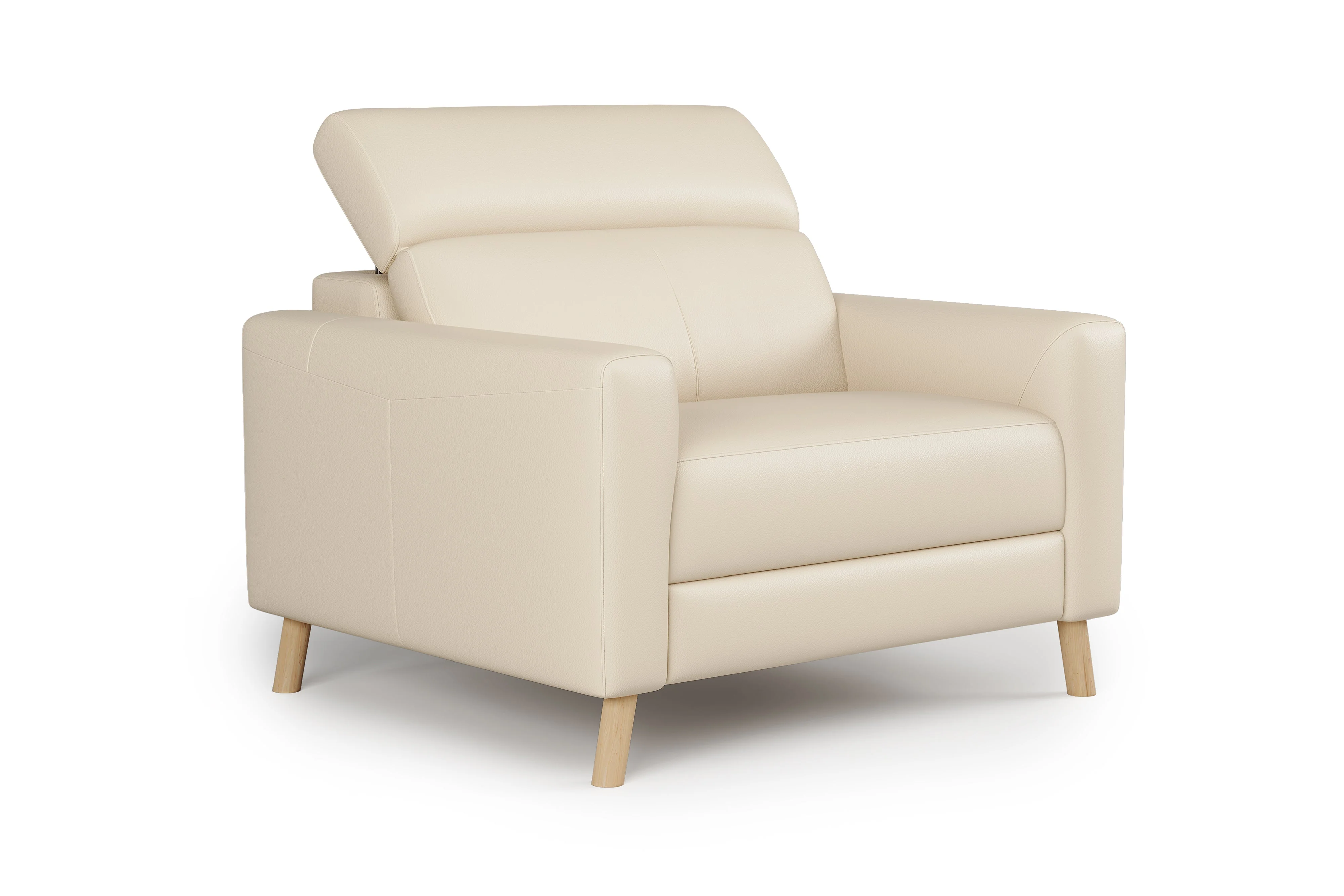 Elodie Leather Accent Chair - Image 30
