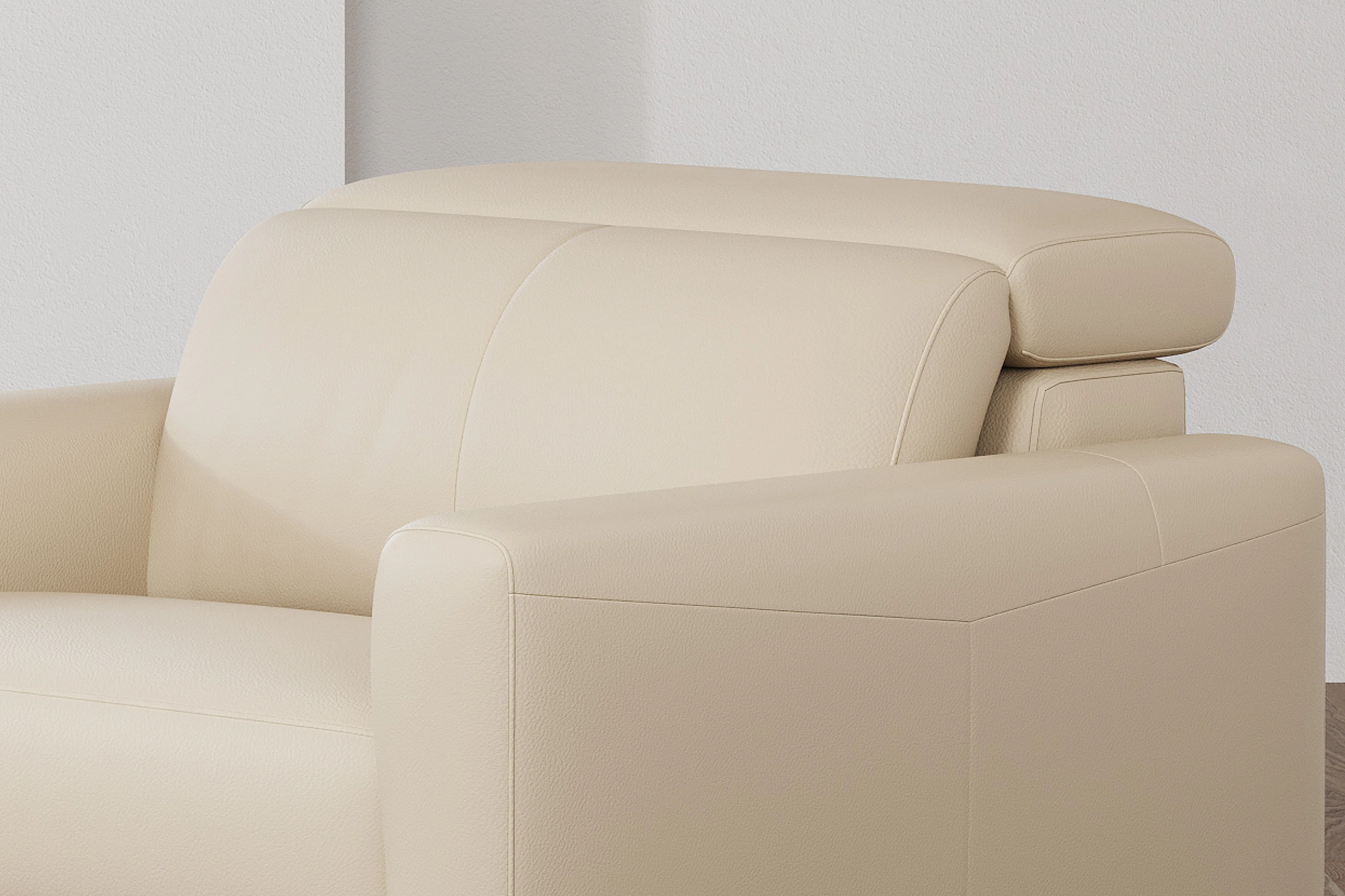 Elodie Leather Accent Chair - Image 33