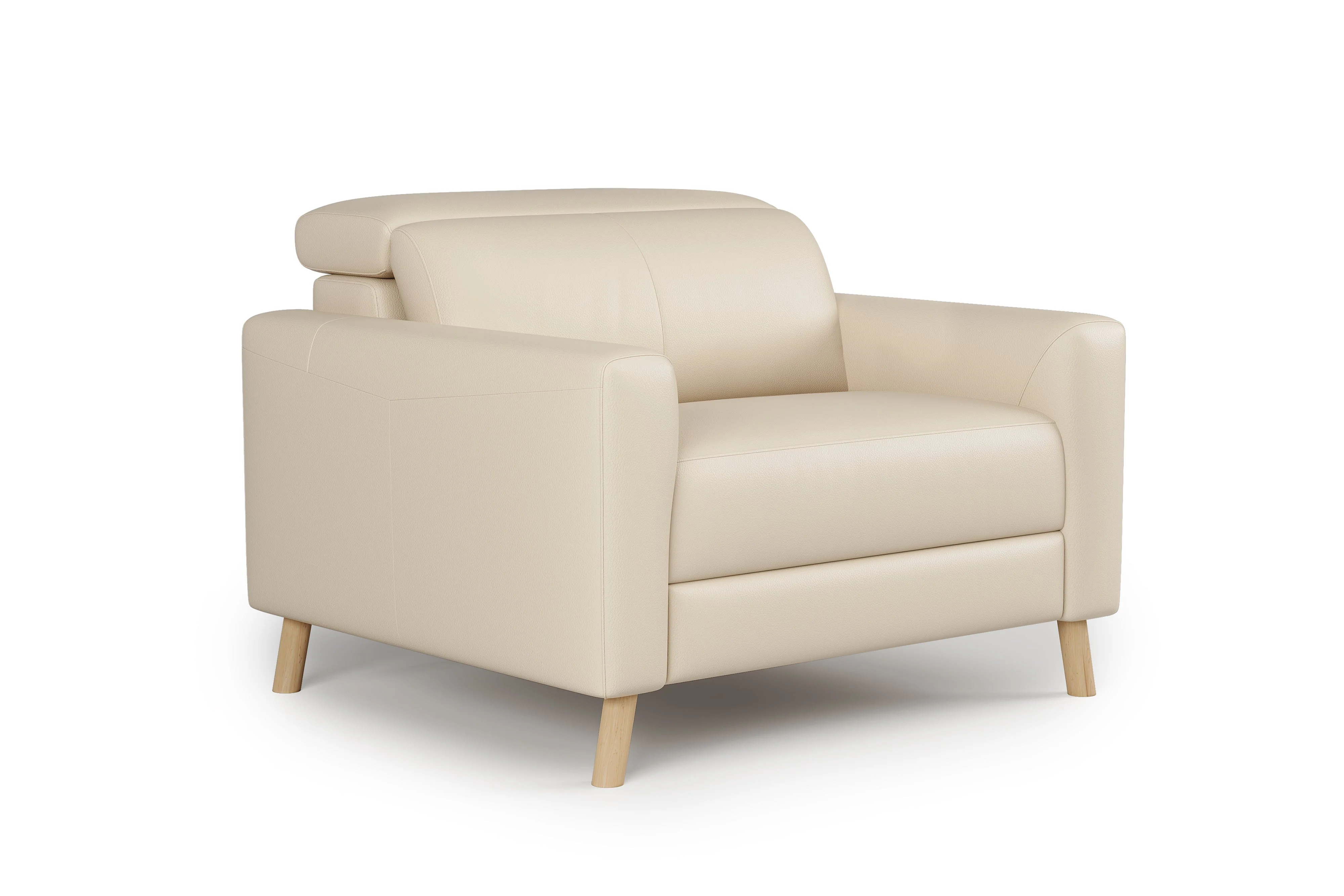 Elodie Leather Accent Chair - Image 35