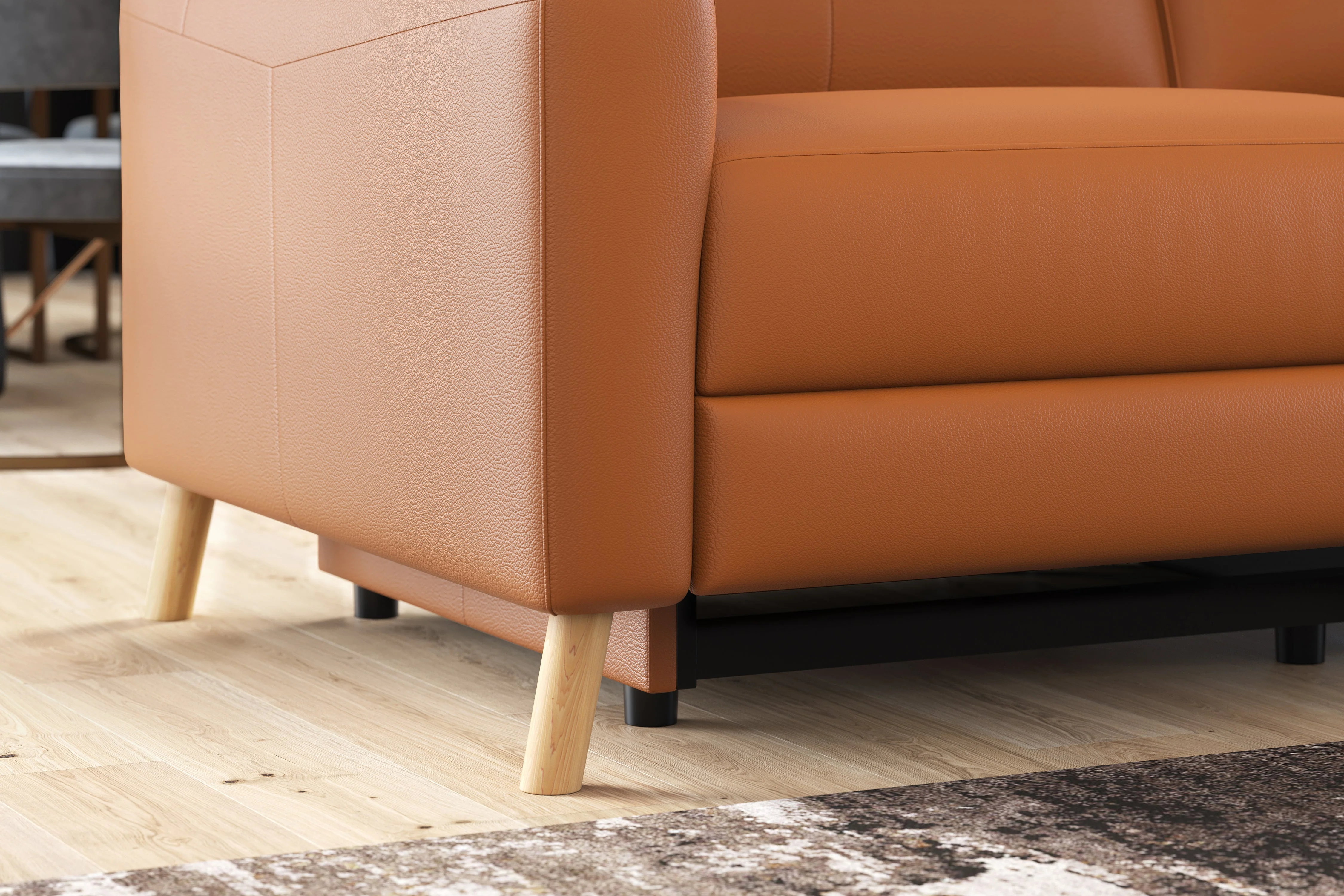 Elodie Leather Accent Chair - Image 6
