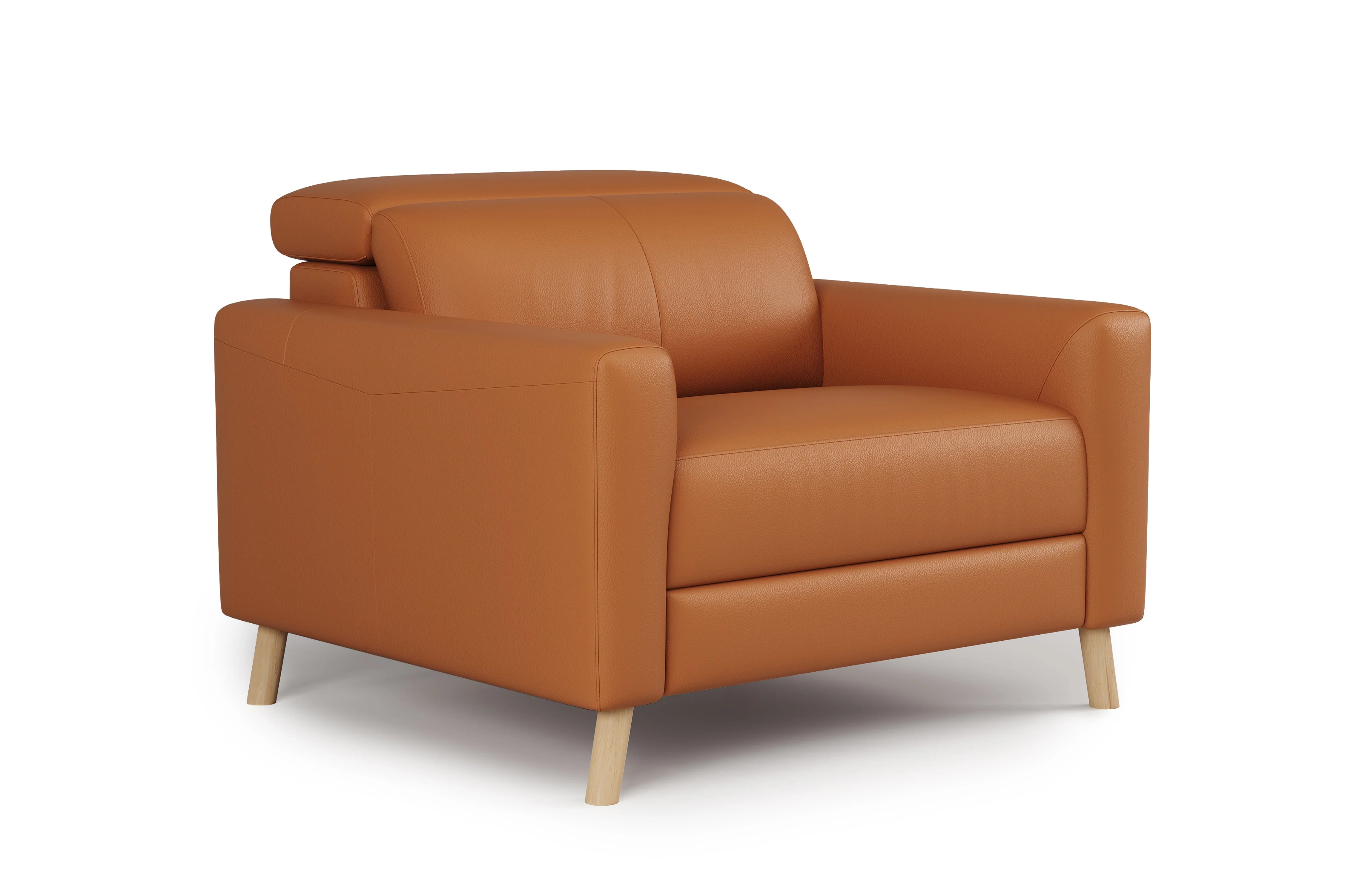 Elodie Leather Accent Chair - Image 7