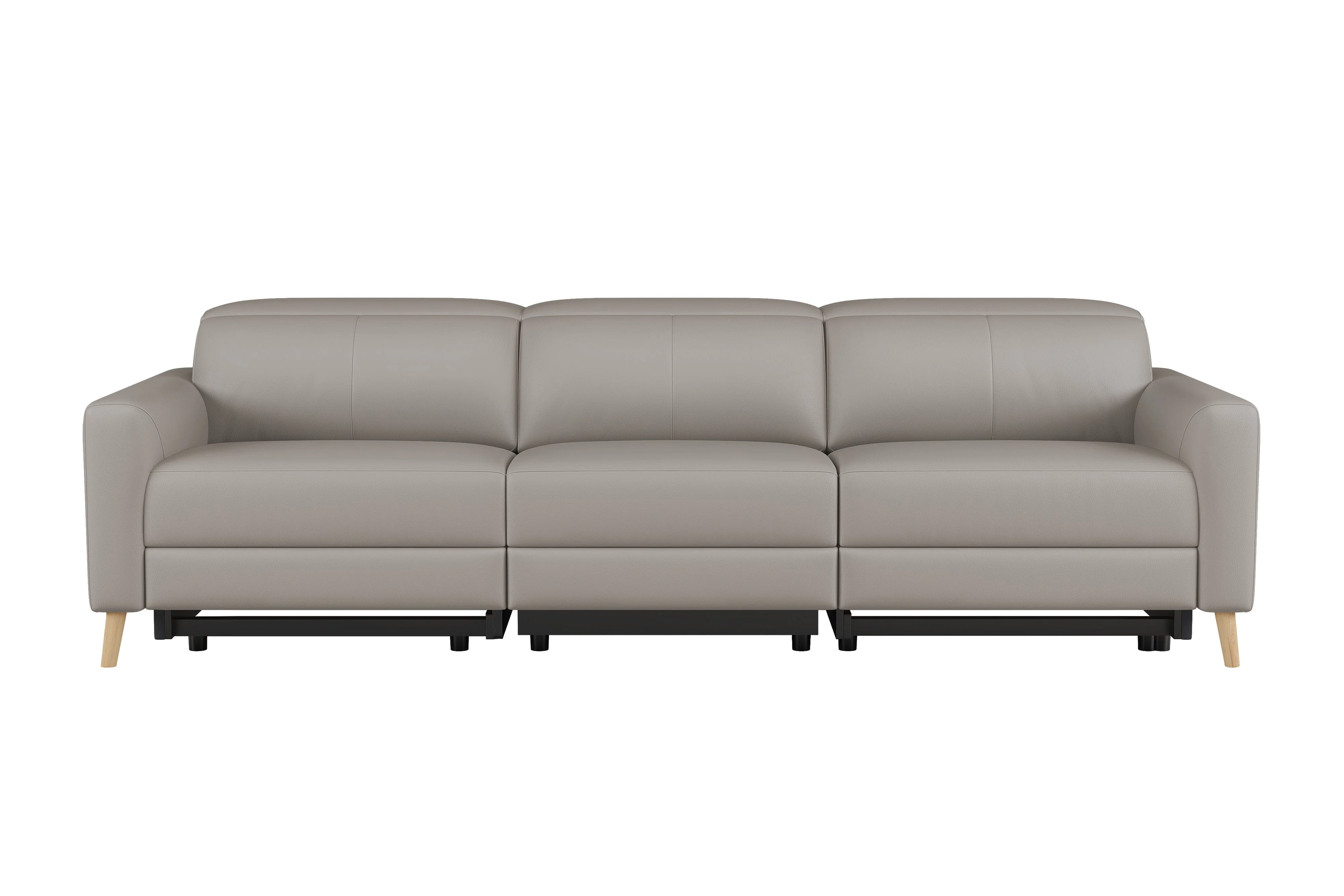 Elodie Leather Dual Recliner Lounge - Image 37