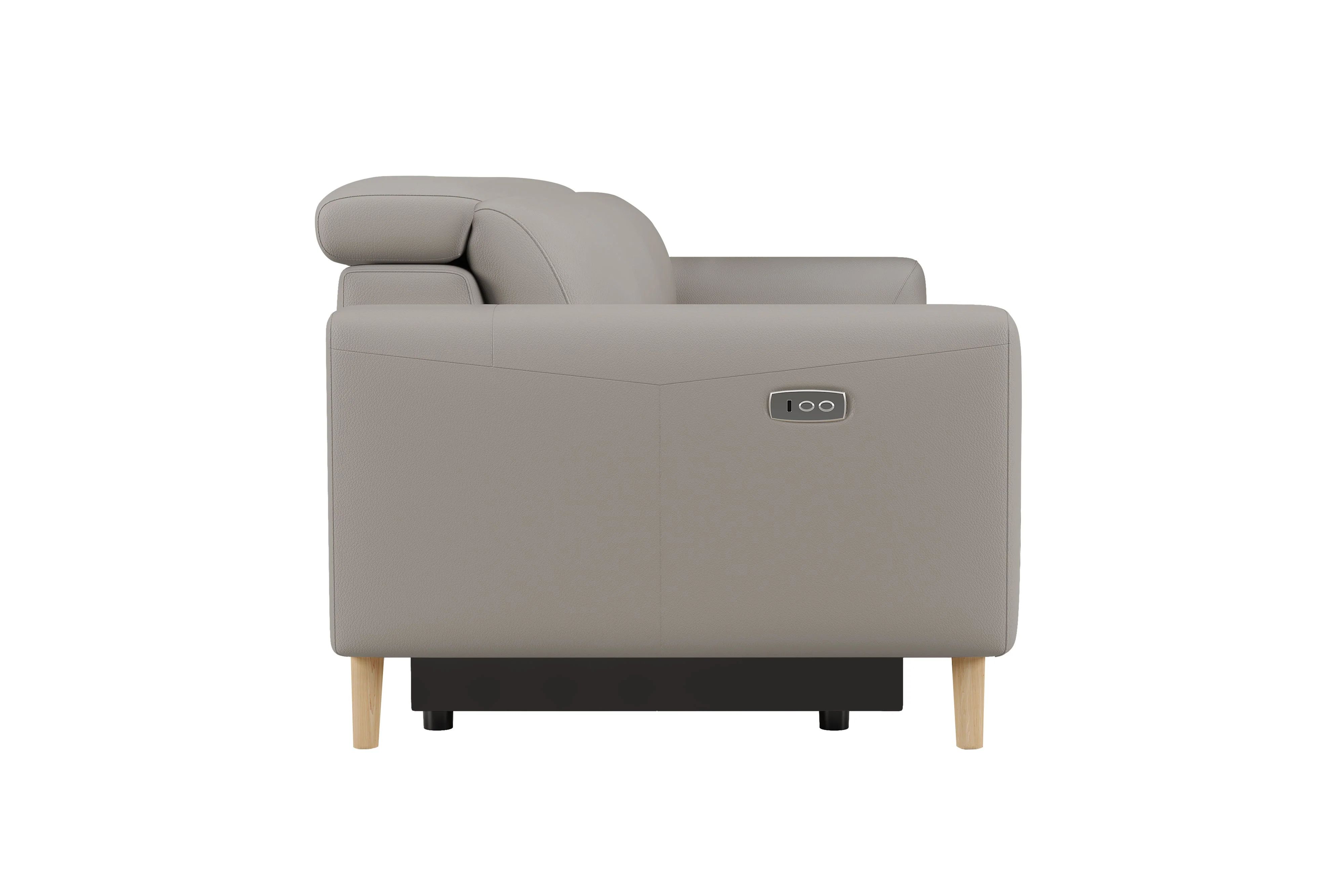 Elodie Leather Dual Recliner Lounge - Image 39