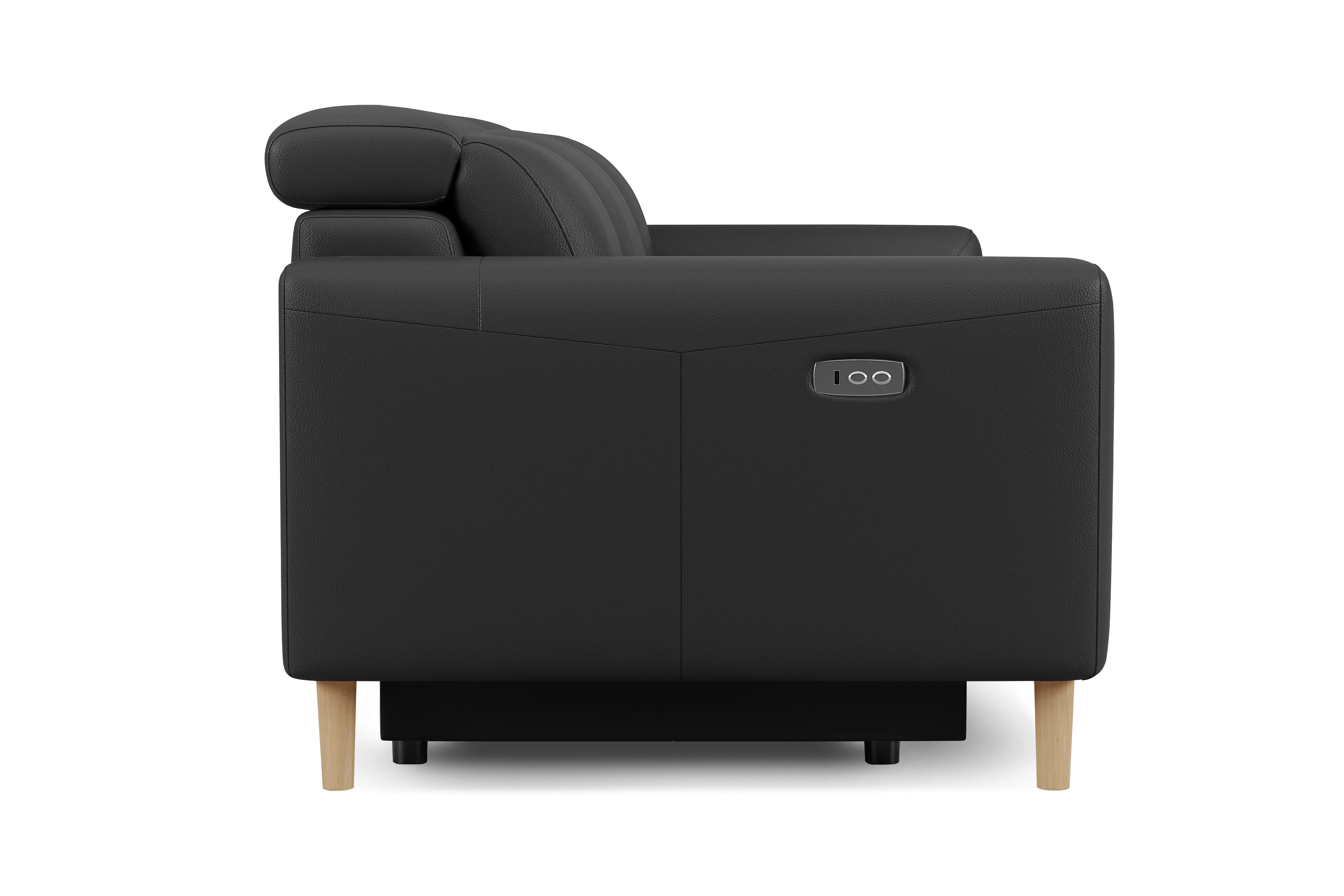 Elodie Leather Dual Recliner Lounge - Image 60
