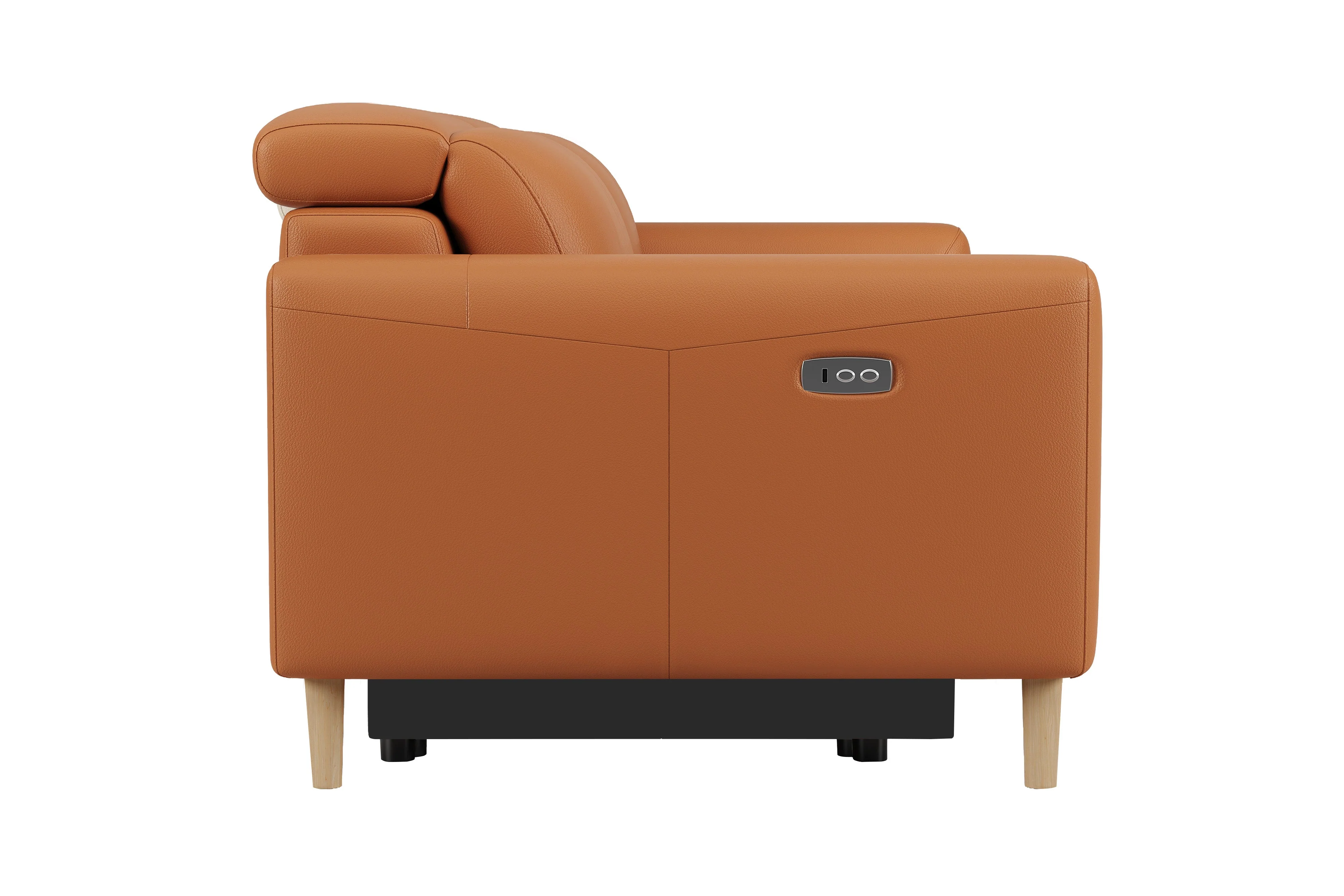 Elodie Leather Dual Recliner Lounge - Image 72