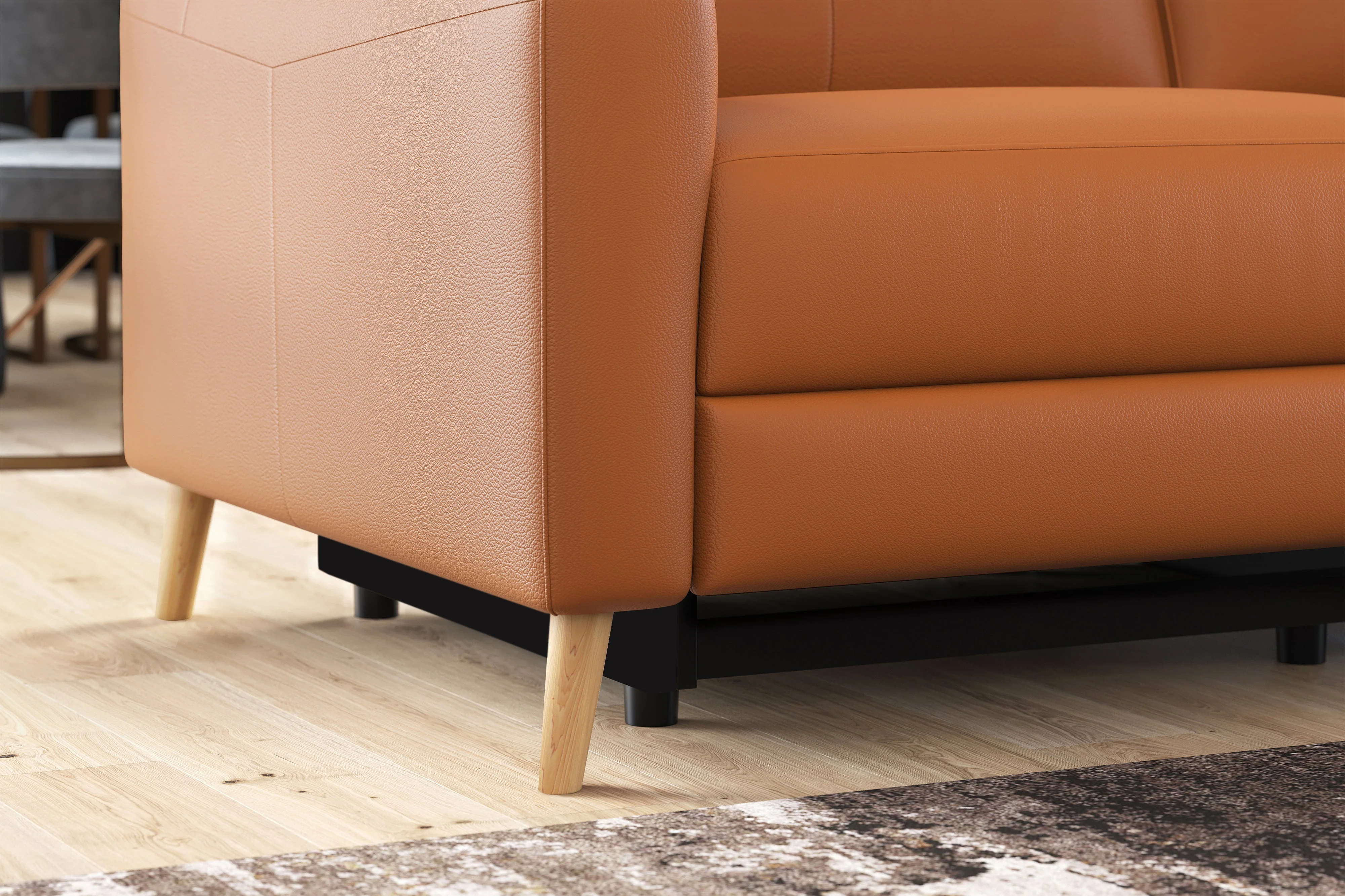Elodie Leather Dual Recliner Lounge - Image 80