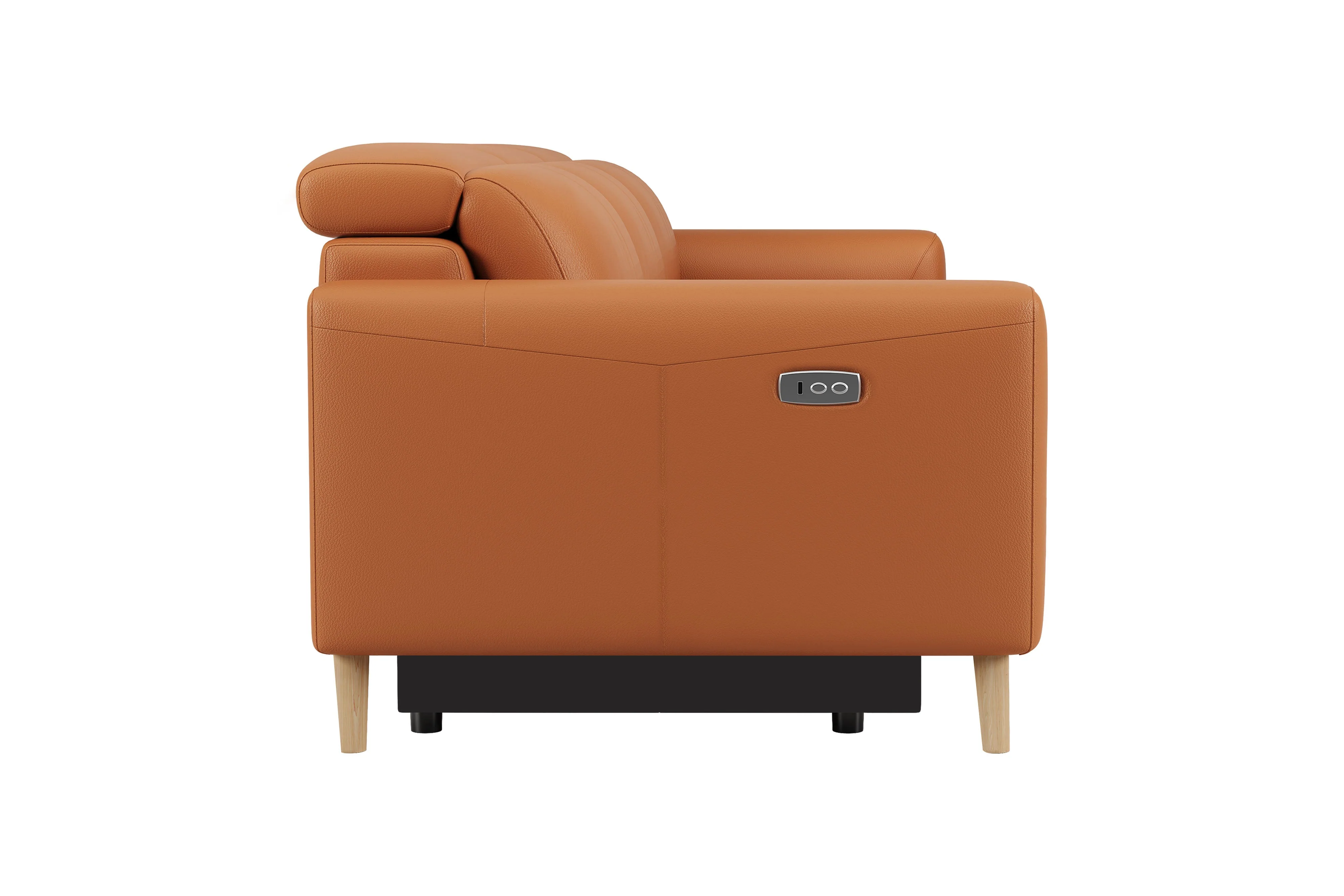 Elodie Leather Dual Recliner Lounge - Image 83