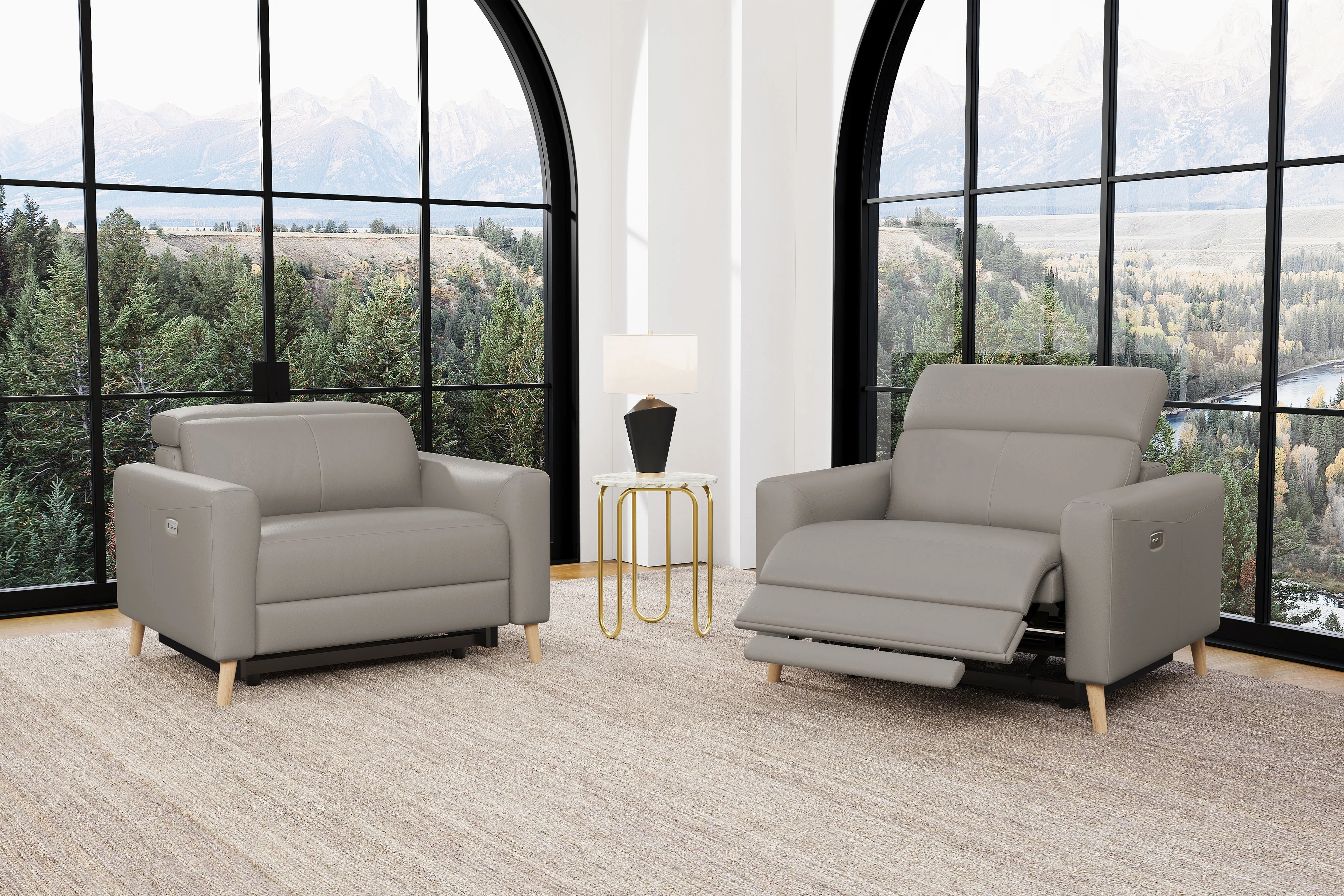 Elodie Leather Recliner Chair - Image 22