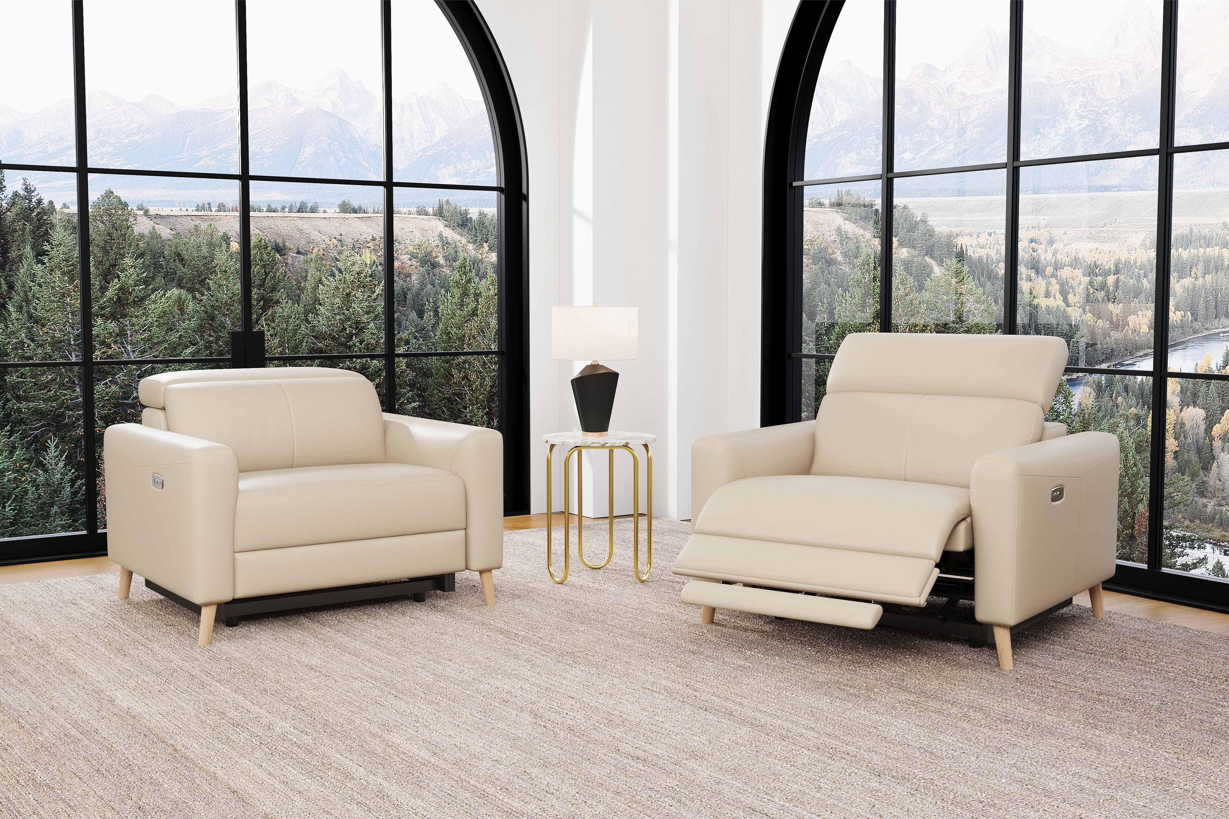 Elodie Leather Recliner Chair - Image 32