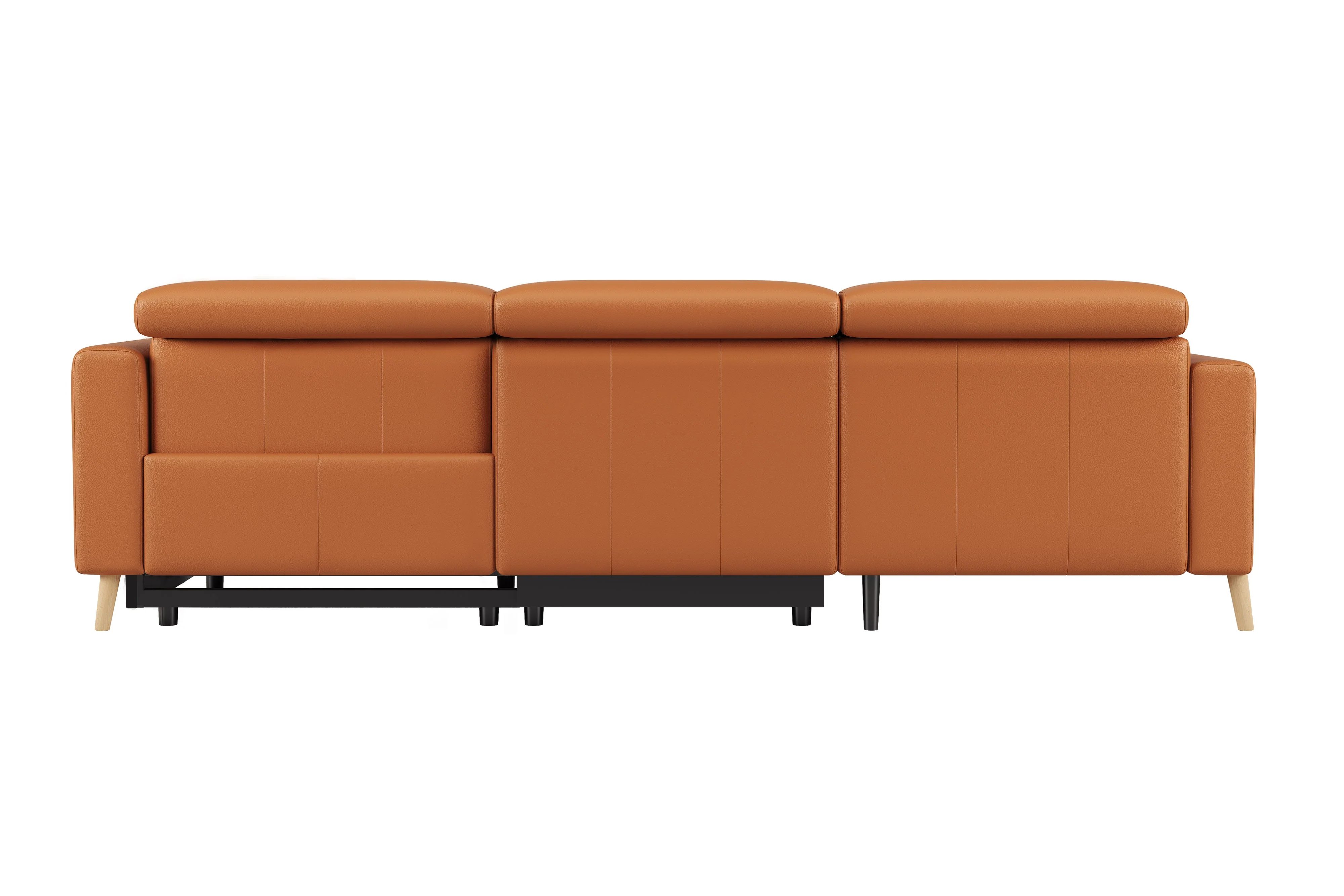 Elodie Leather Recliner Sectional Lounge - Image 21