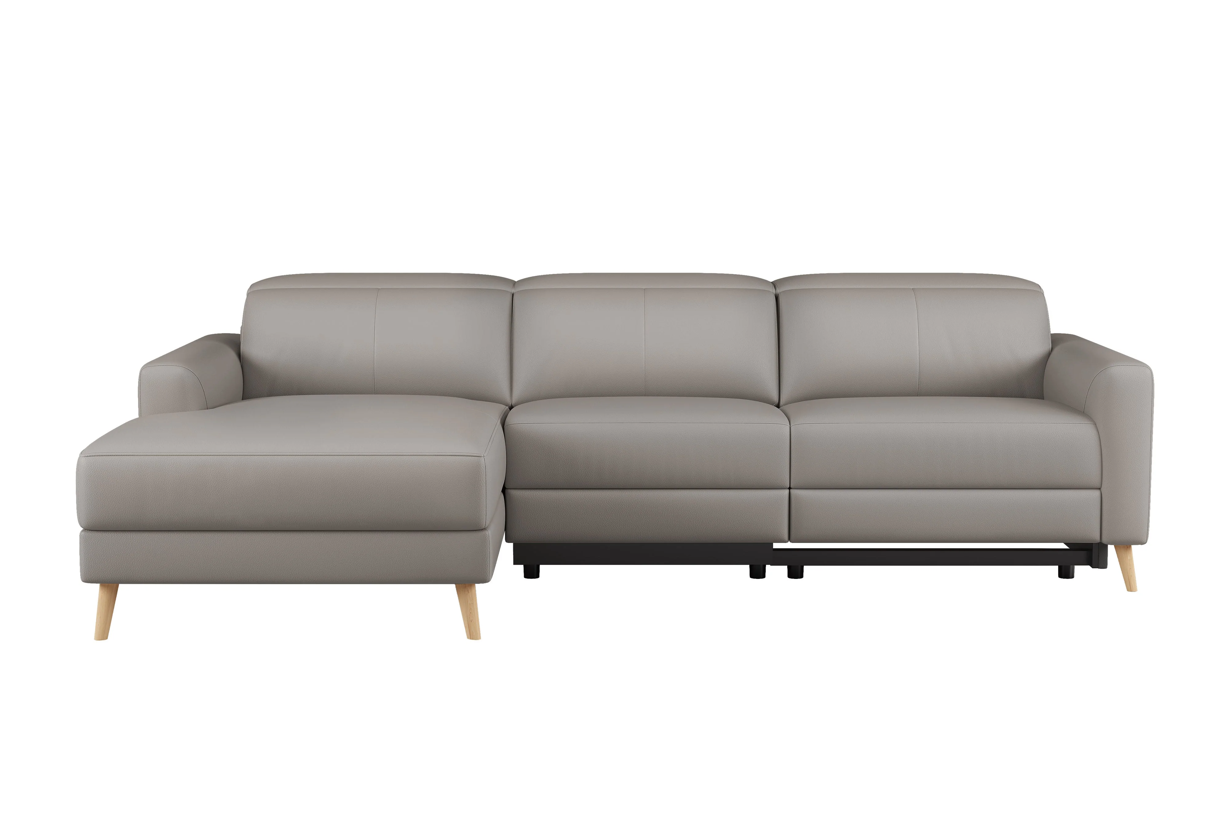 Elodie Leather Recliner Sectional Lounge - Image 64