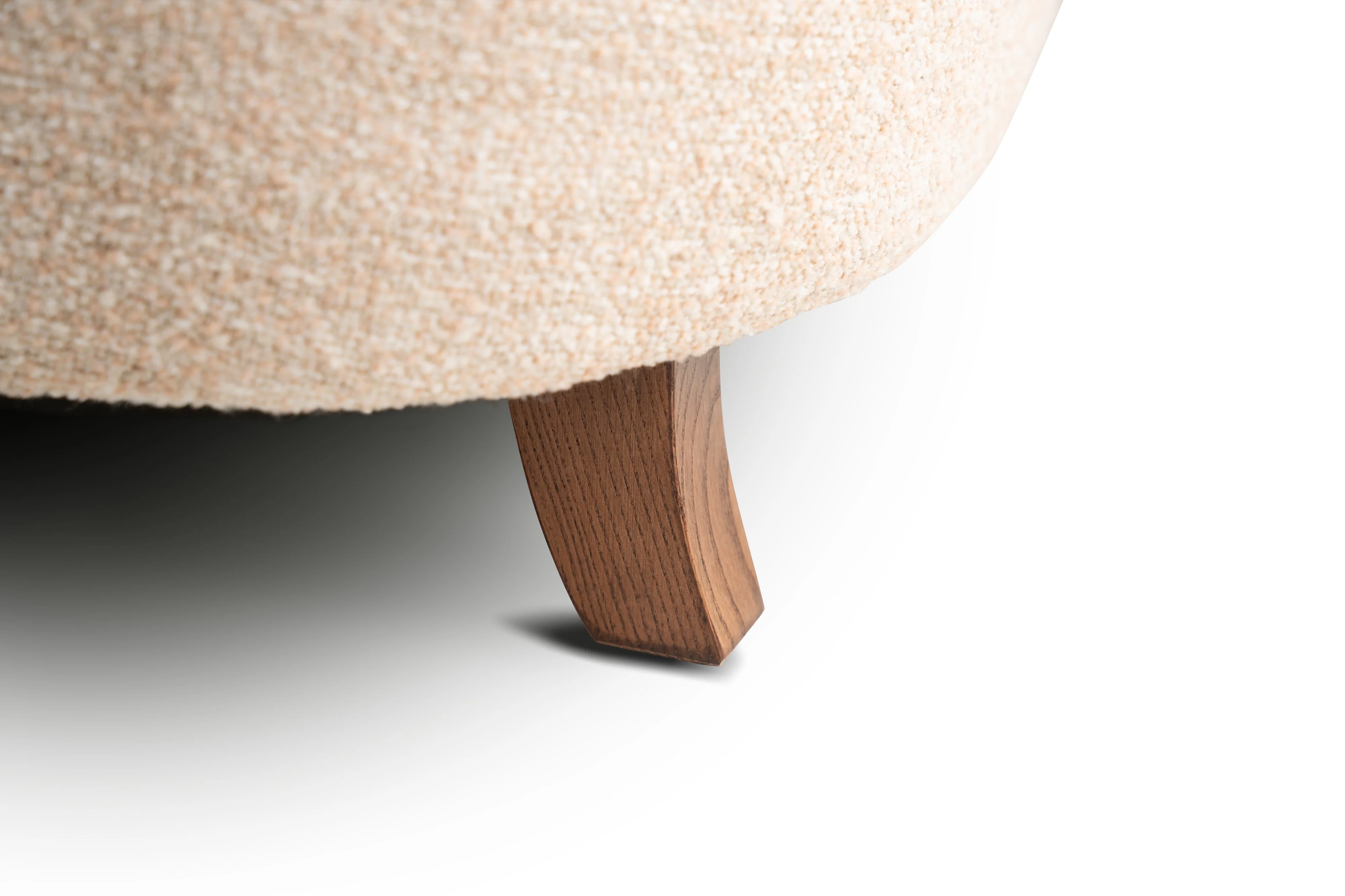 Emma Fabric & Wood Accent Chair - Image 9