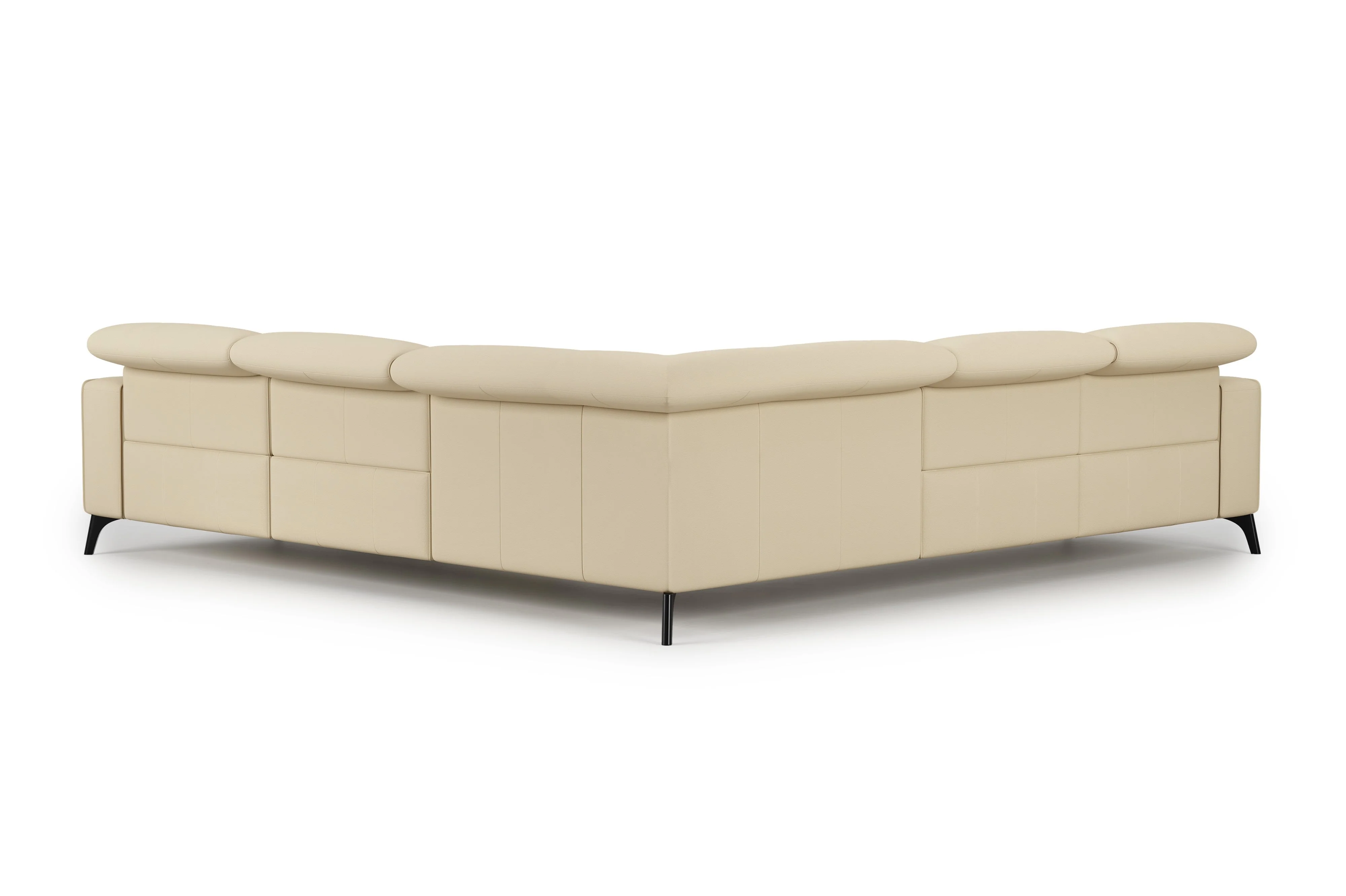 Esther Leather Corner Recliner Sectional Lounge - Image 11
