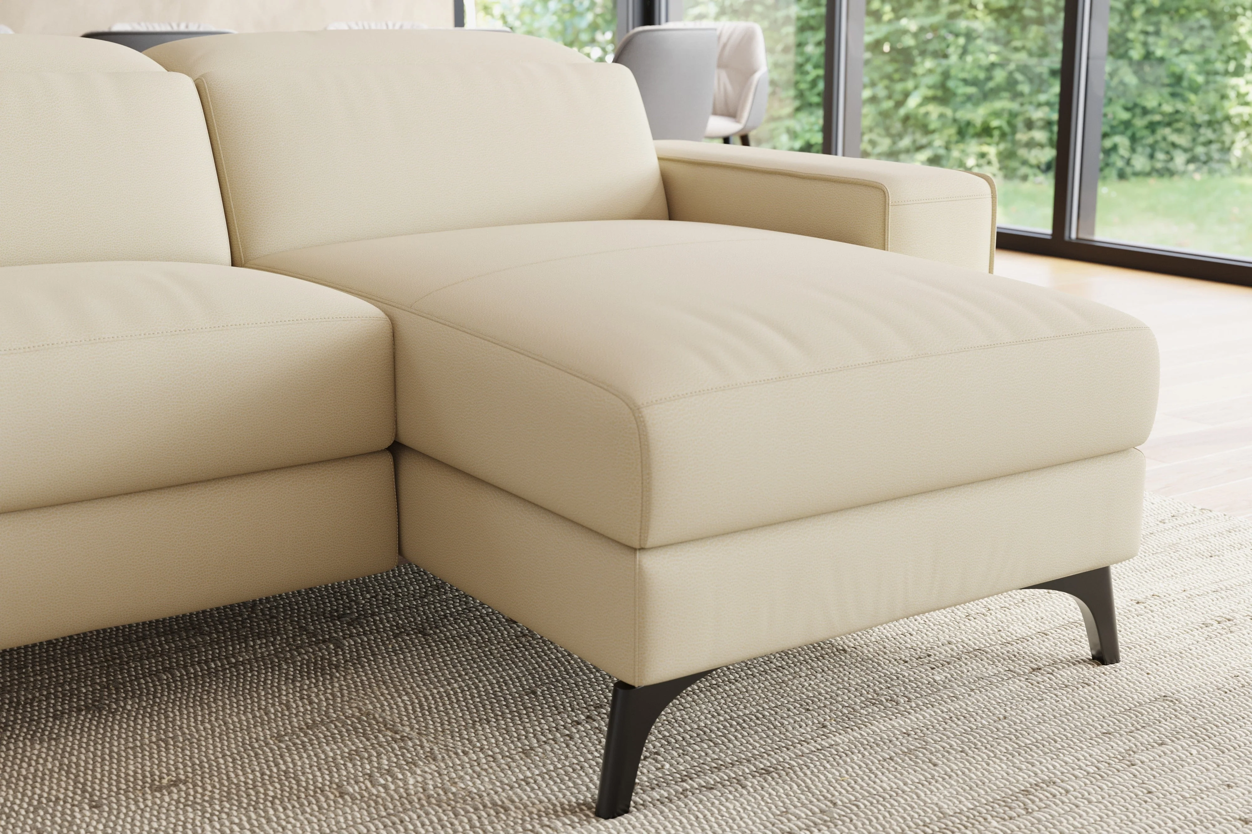 Esther Leather Corner Recliner Sectional Lounge - Image 17