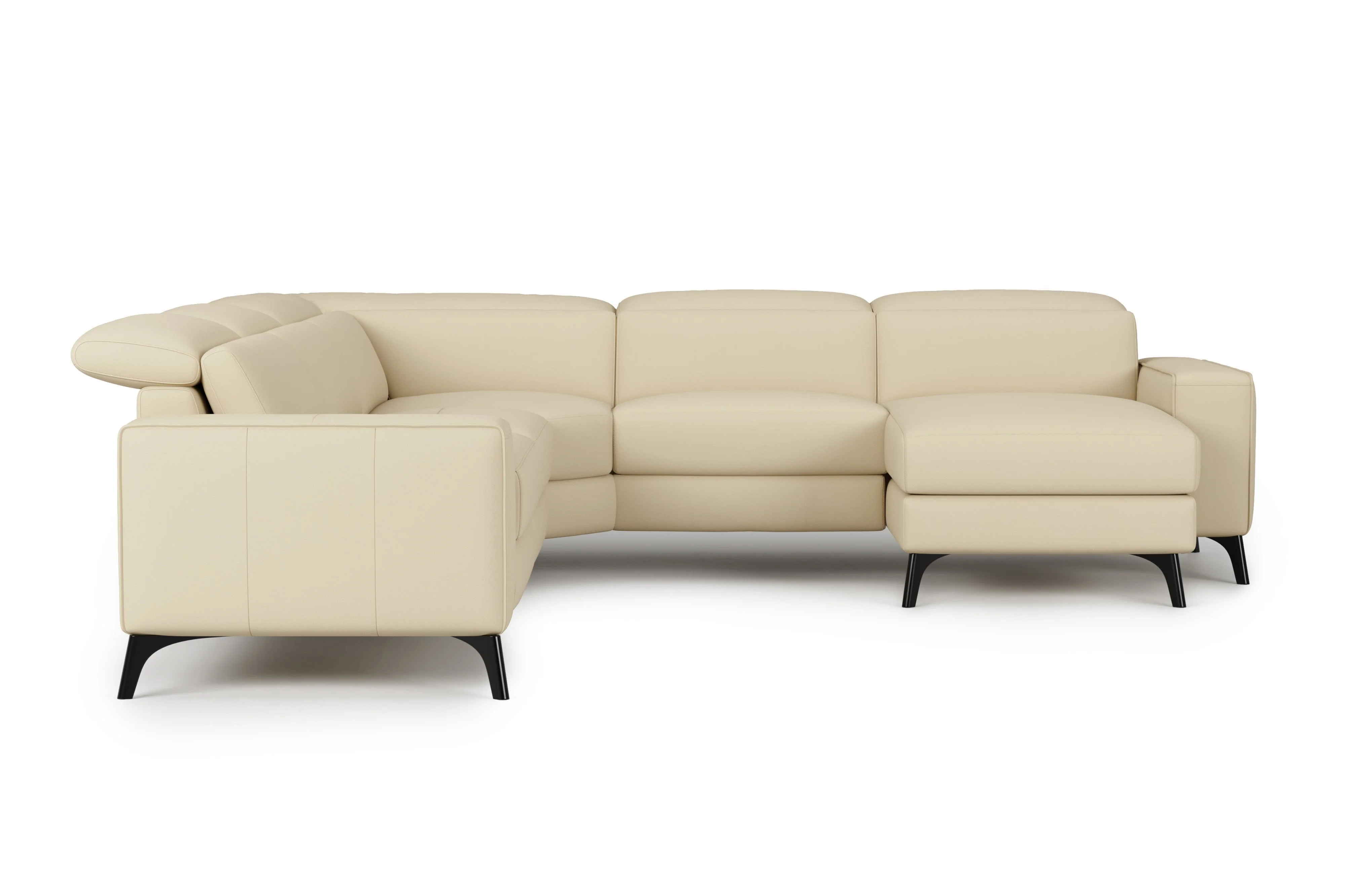 Esther Leather Corner Recliner Sectional Lounge - Image 21